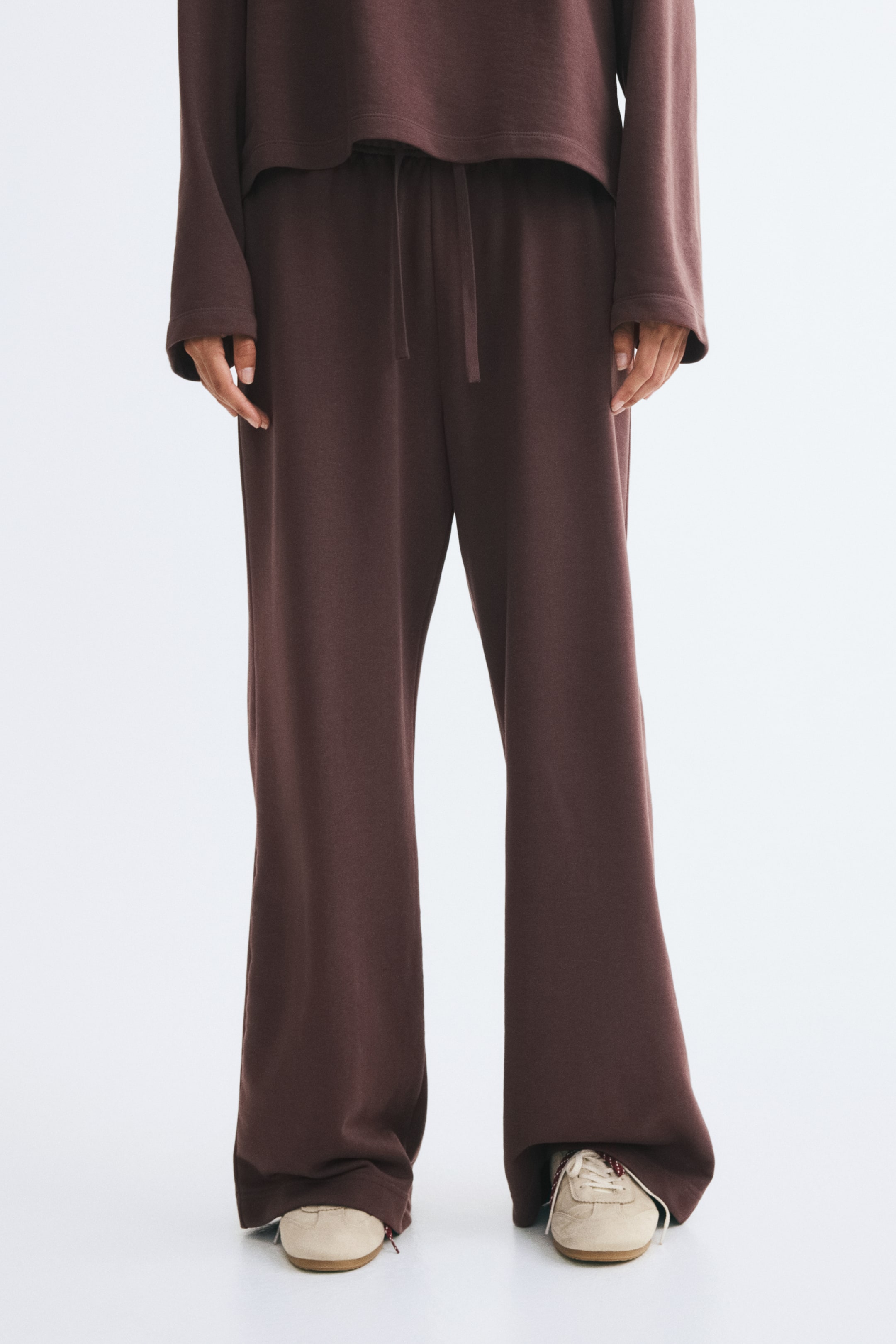 2-Piece Cotton Sweatshirt and Sweatpants Set