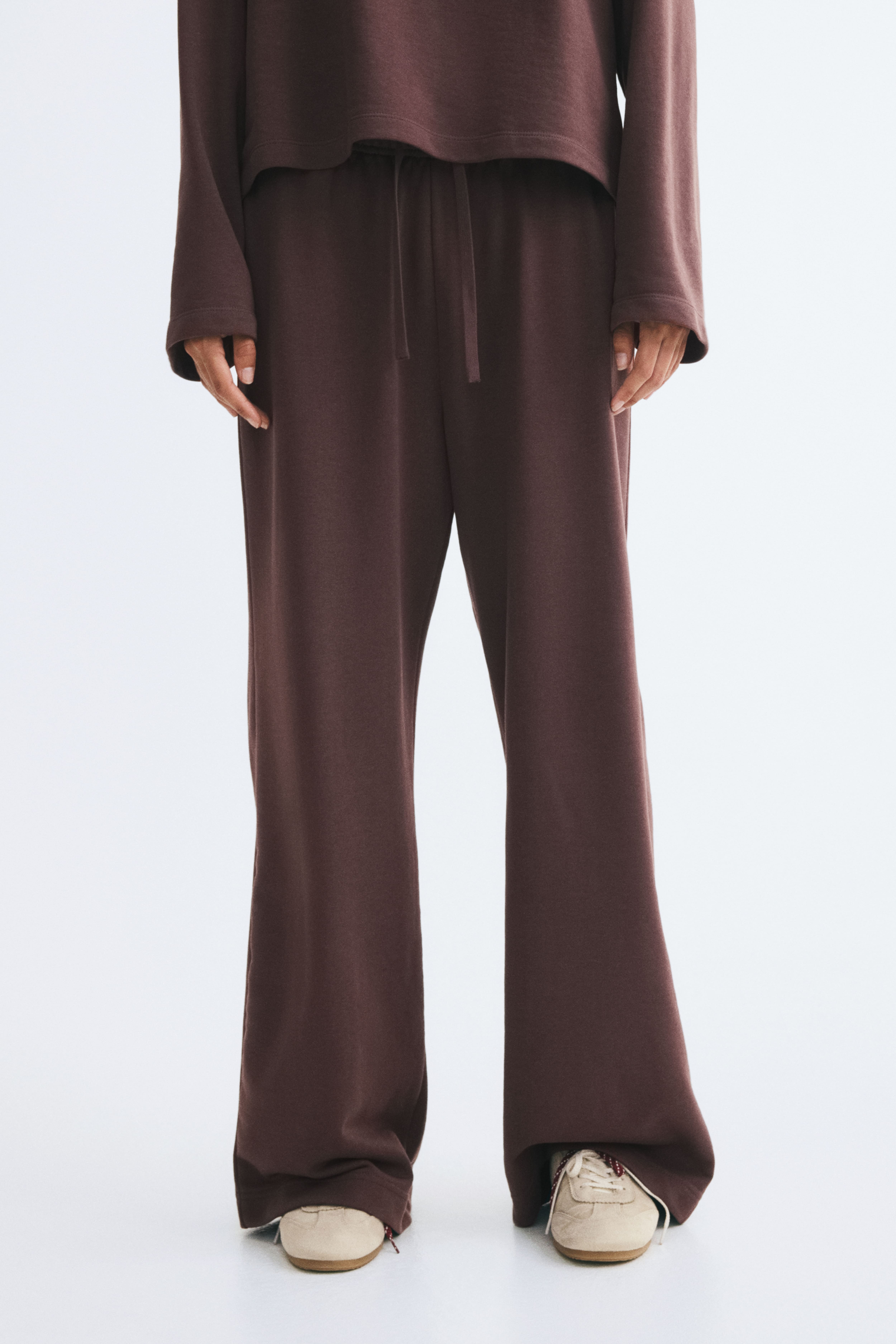2-Piece Cotton Sweatshirt and Sweatpants Set