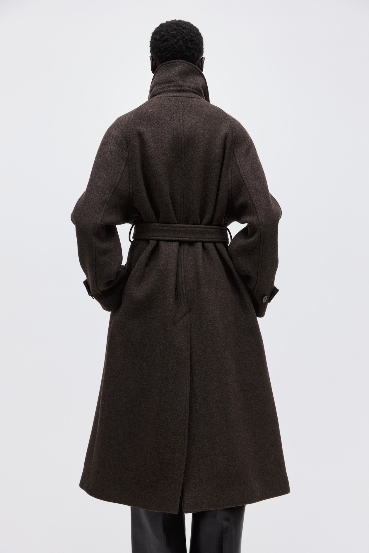 Oversized Wool-Blend Coat - image 2