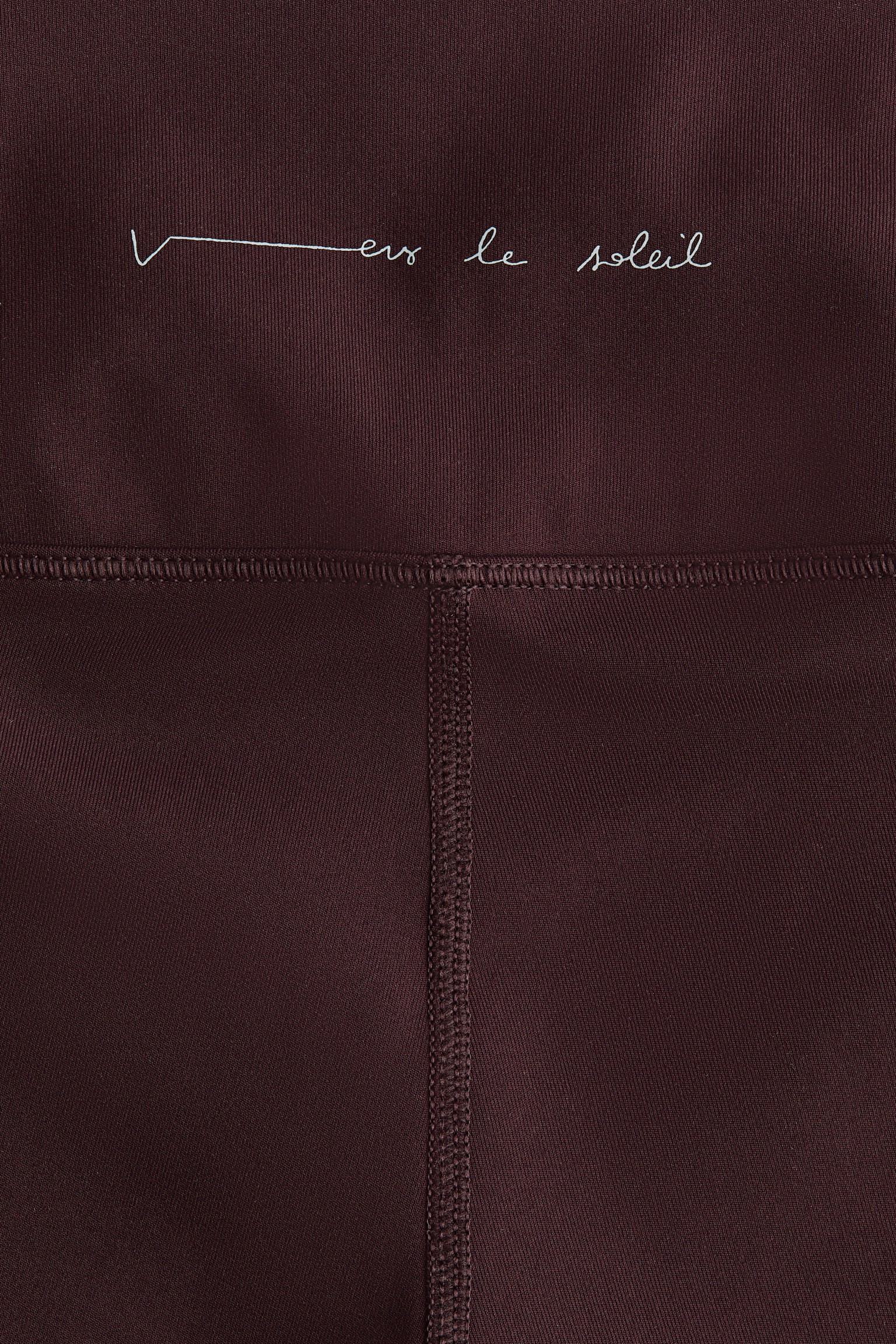 Женские шорты H&M High-Waist Bike Shorts with ShapeMove™, цвет: Шоколадный сливовый — фото 6