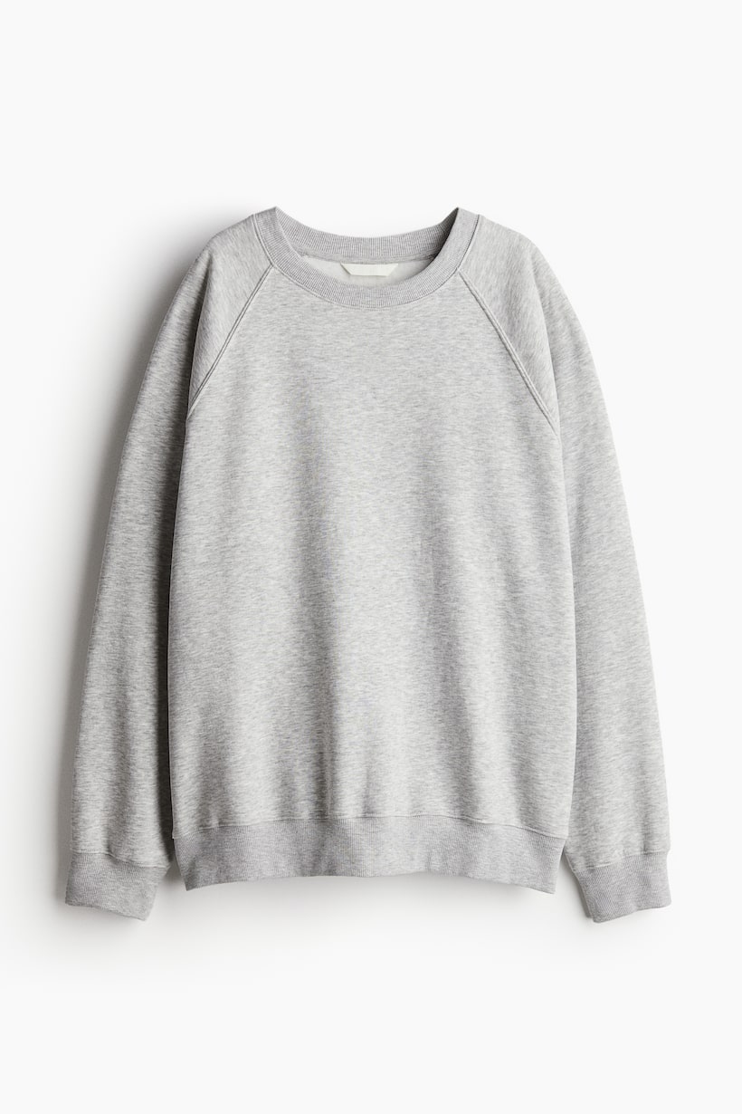 Royla-M Sweatshirt - Medium Grey Melange