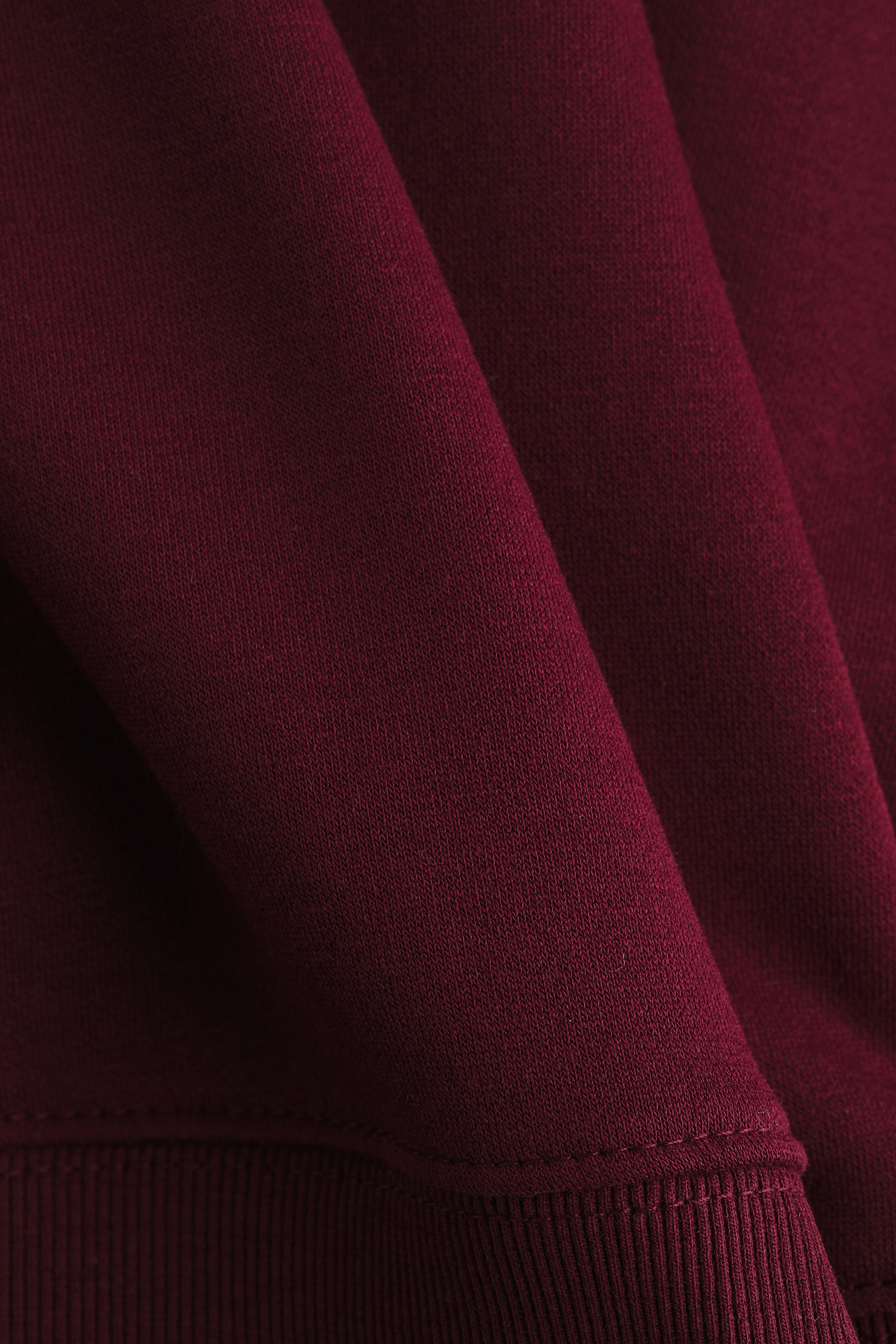 View larger image: Oversized sweatshirt - Burgundy - Ladies | H&M 6