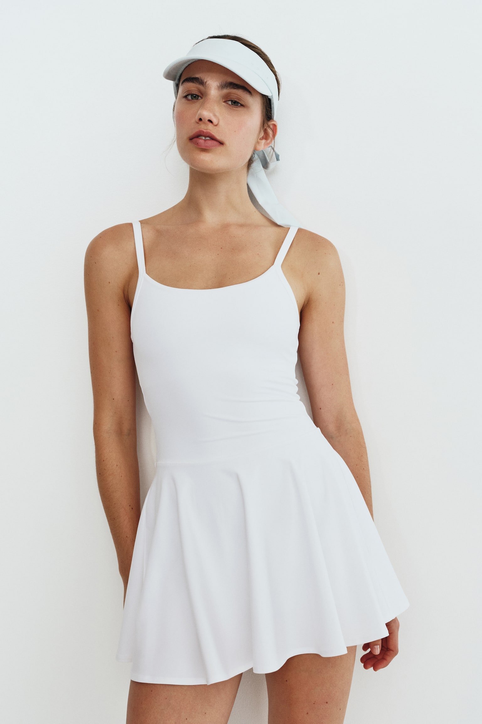 Tennis dress with SoftMove™ - White - 1