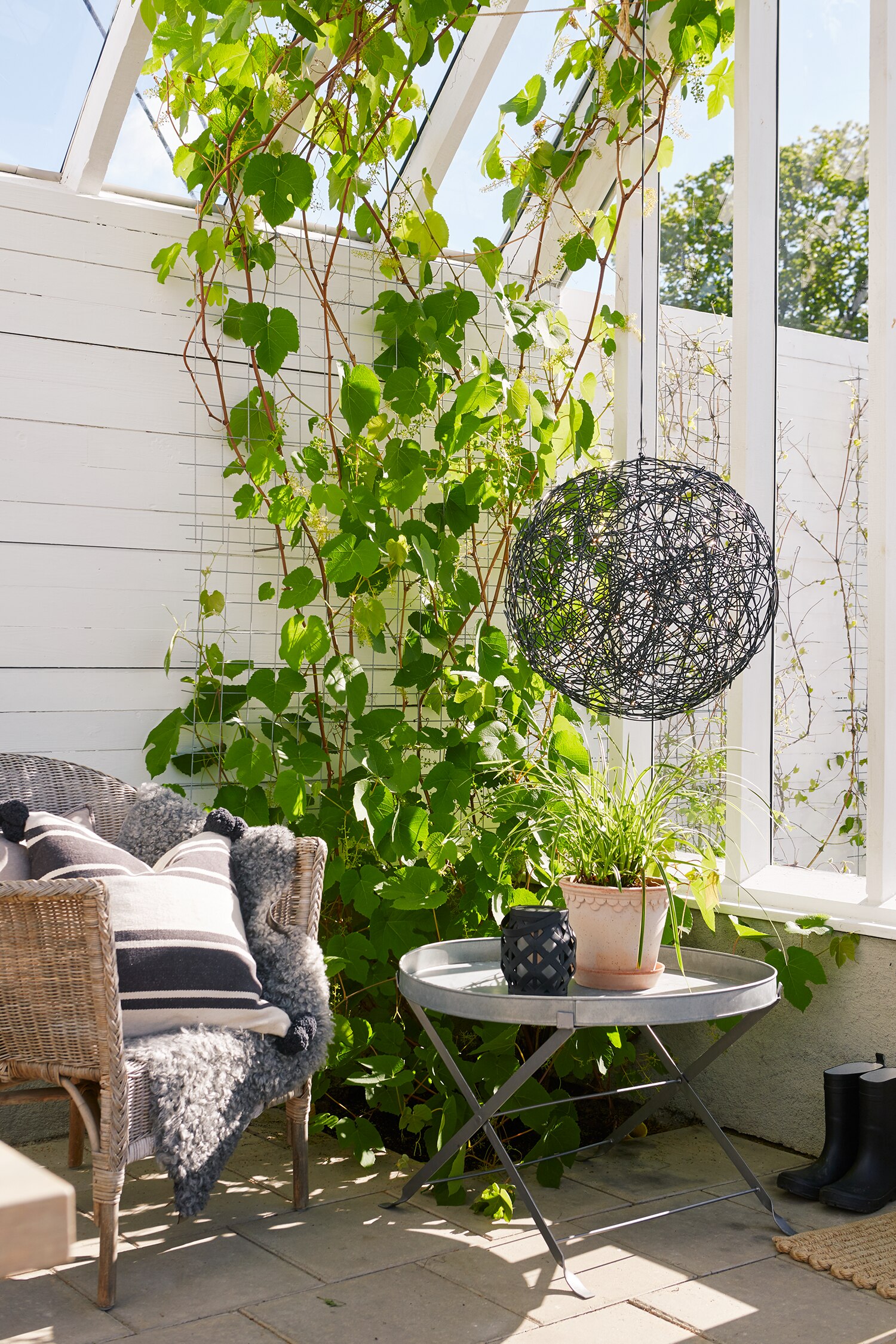 Ulkokoriste Trassel 50 cm Sisä/ulko - Musta