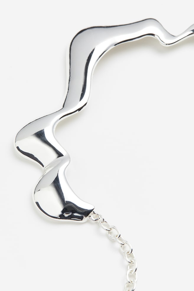 Stelt halsband - Silver - 2