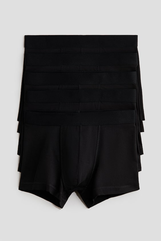 Детские хлопковые боксеры H&M, 5 шт