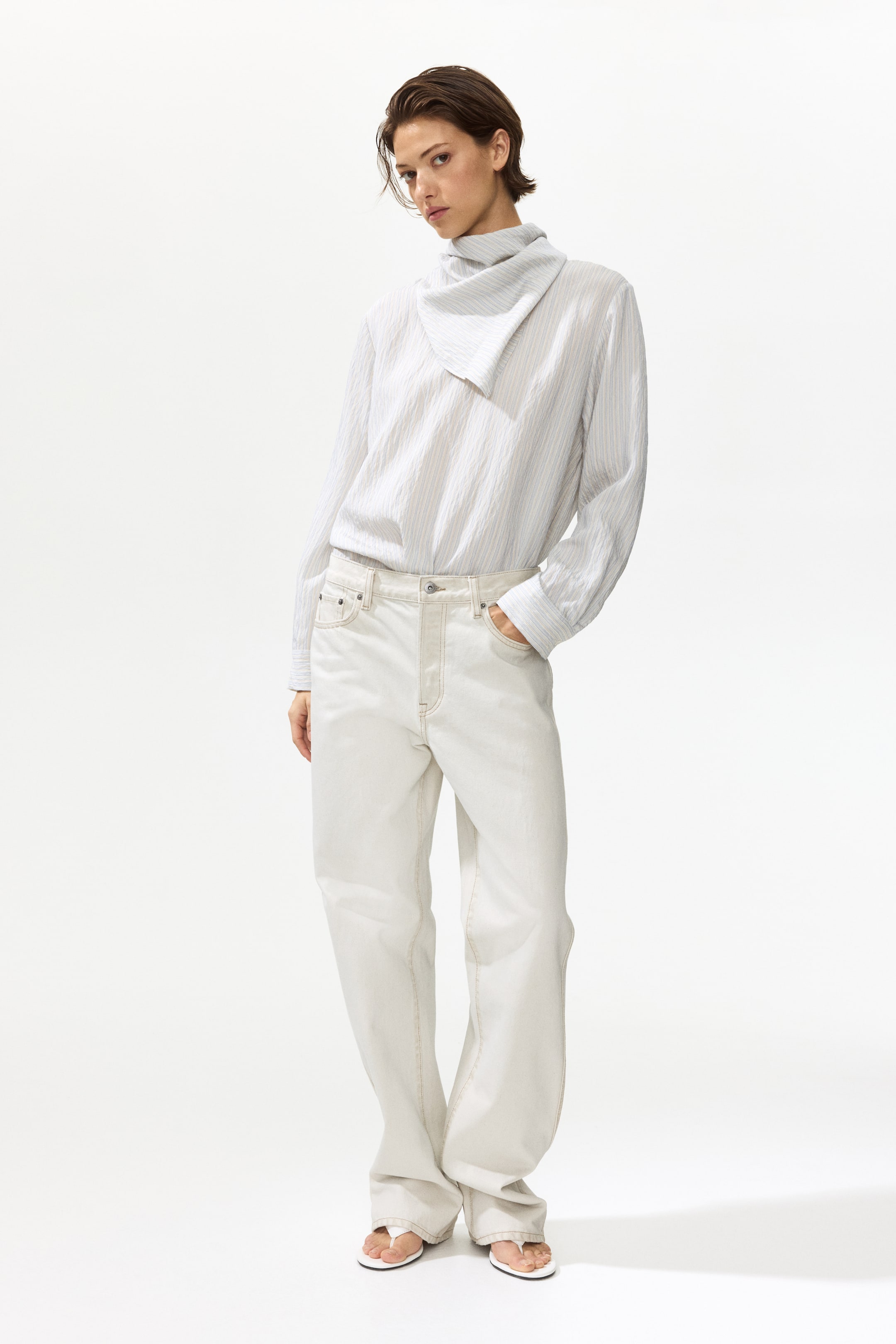 Blouse with Scarf