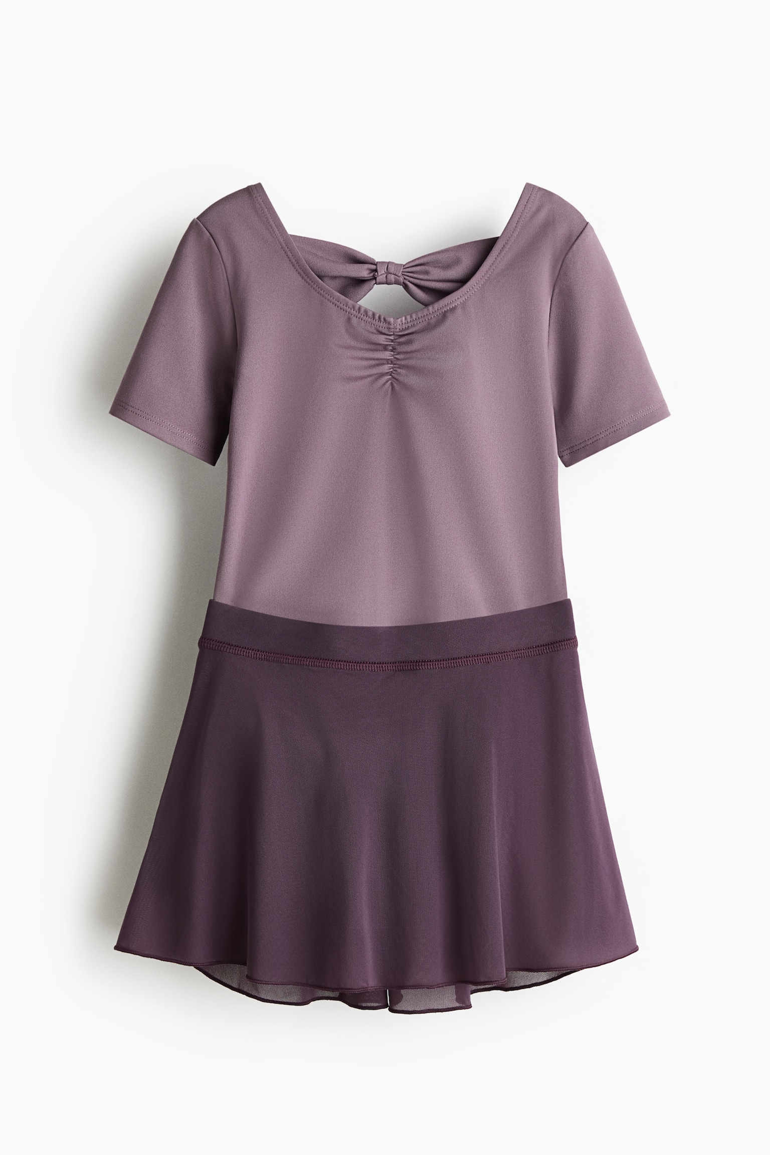 Conjunto 2 piezas leotardo y falda con DryMove™ - Morado tenue/Negro/Rosa claro/Blanco/Rosa