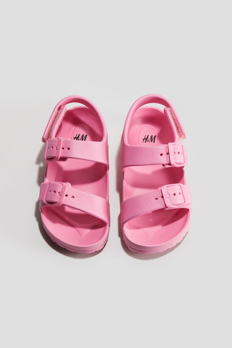 Two-strap pool shoes Pink Kids H&M