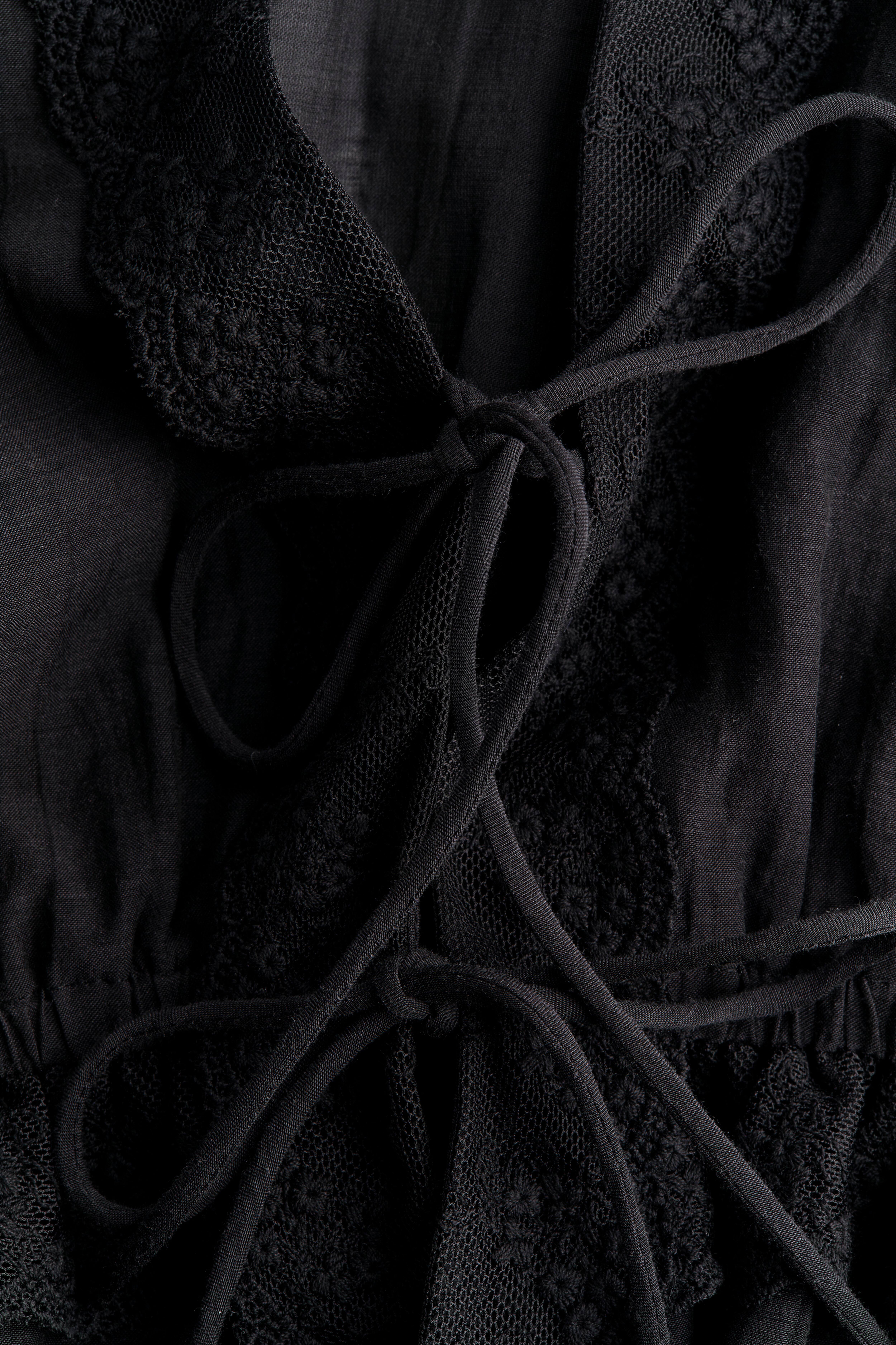 Ruffle-Trimmed Blouse