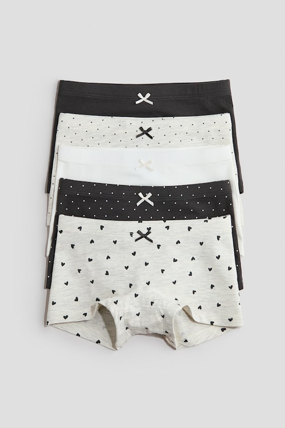 Детские трусы-боксеры H&M хлопковые, 5 пар