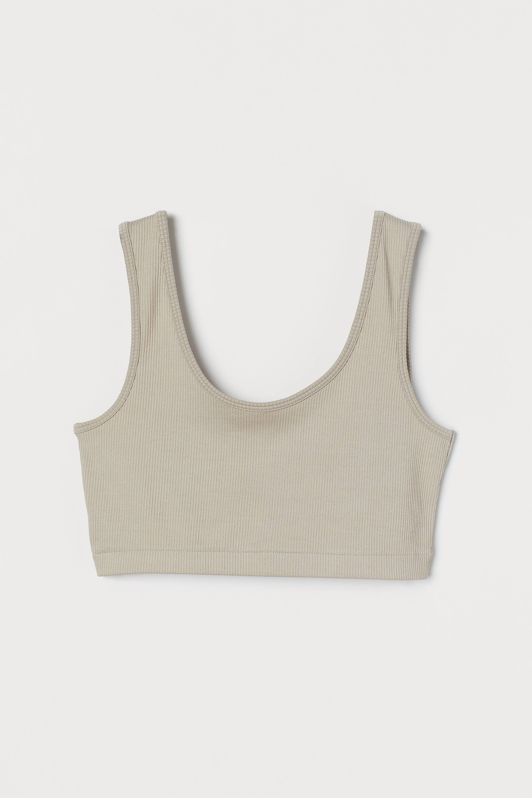 Hollister - Top senza maniche in lino rosa polvere allacciato sul retro