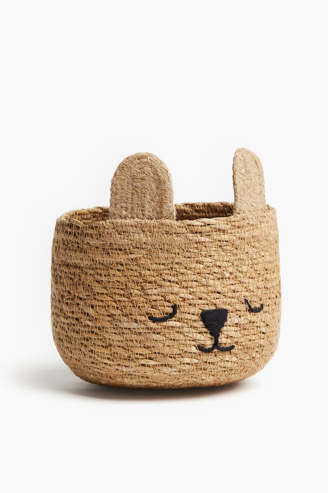 Seagrass Storage Basket - Brown/bear - 1