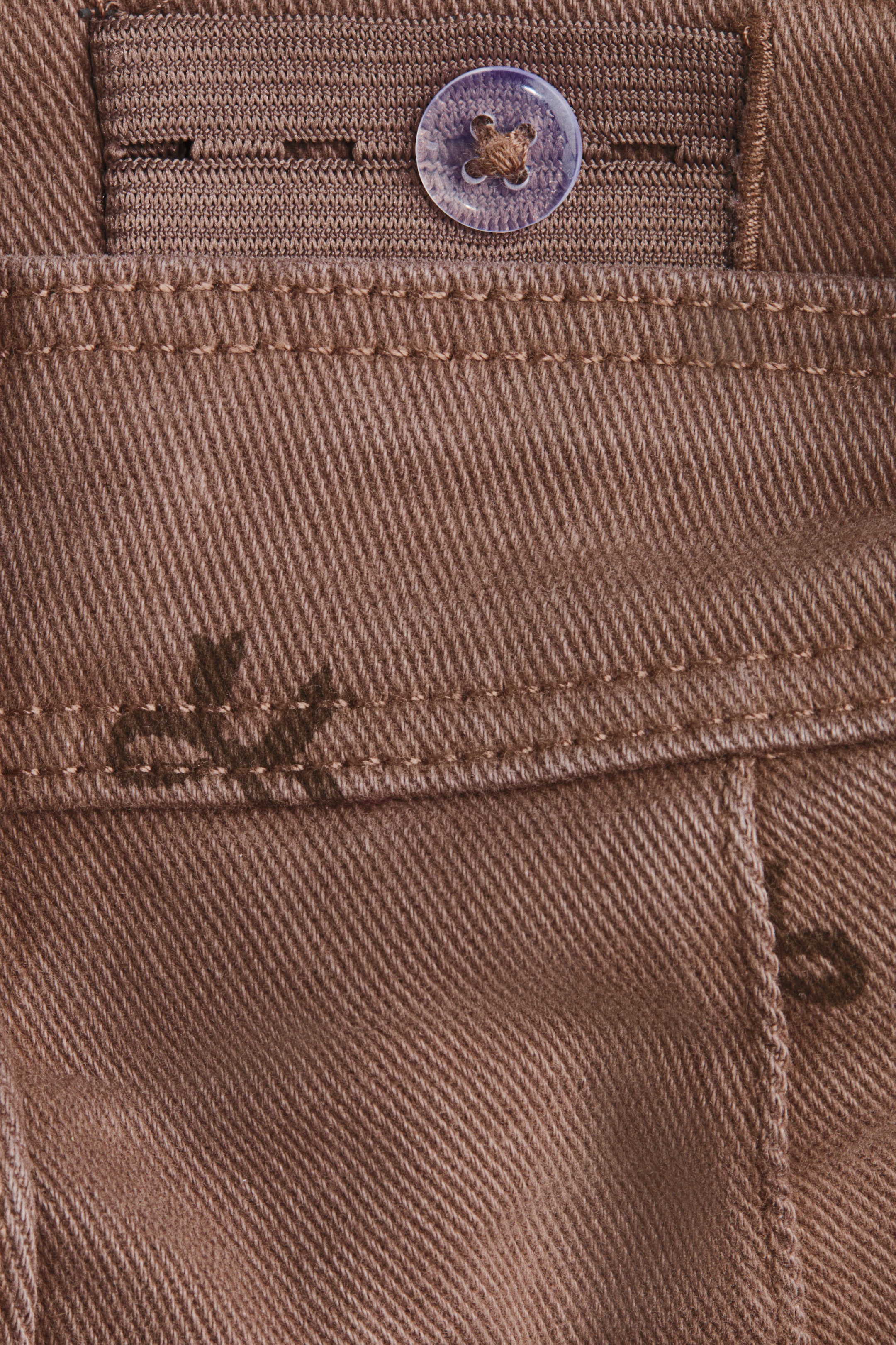 Детские брюки H&M Wide-Leg Twill Pants — фото 3