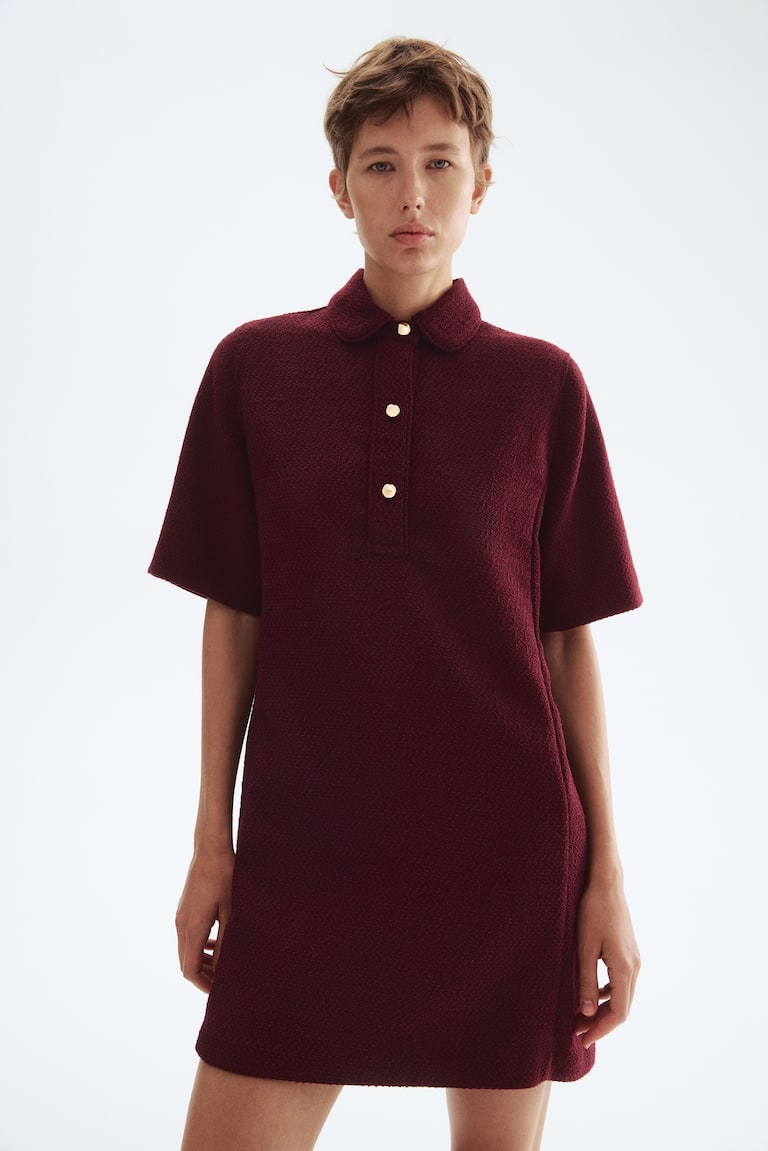 burgundy boucle dress Kleo One Shoulder Maxi Dress - Burgundy Floral main image 1