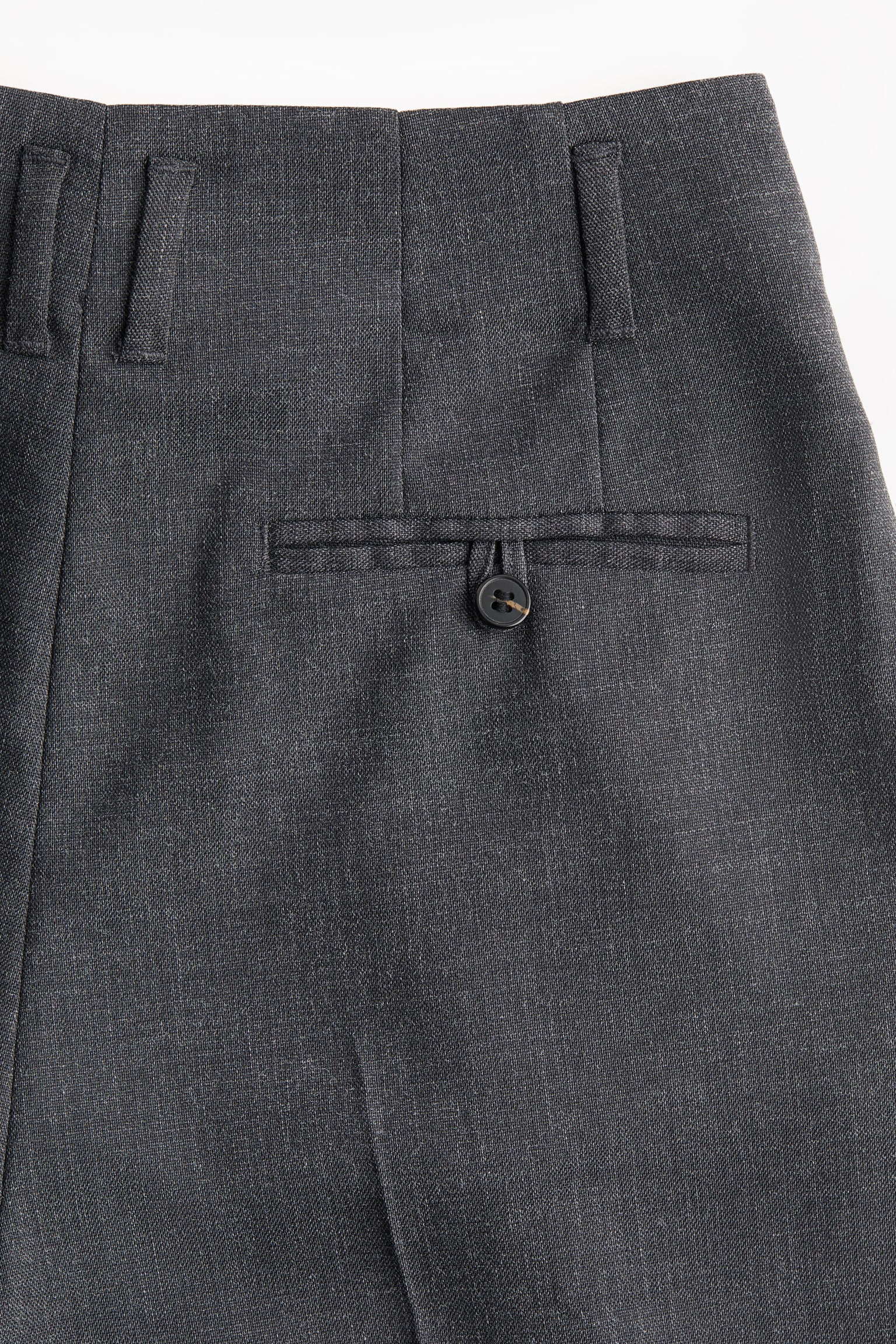 Tapered trousers - Dark grey marl/Black/Greige - 3