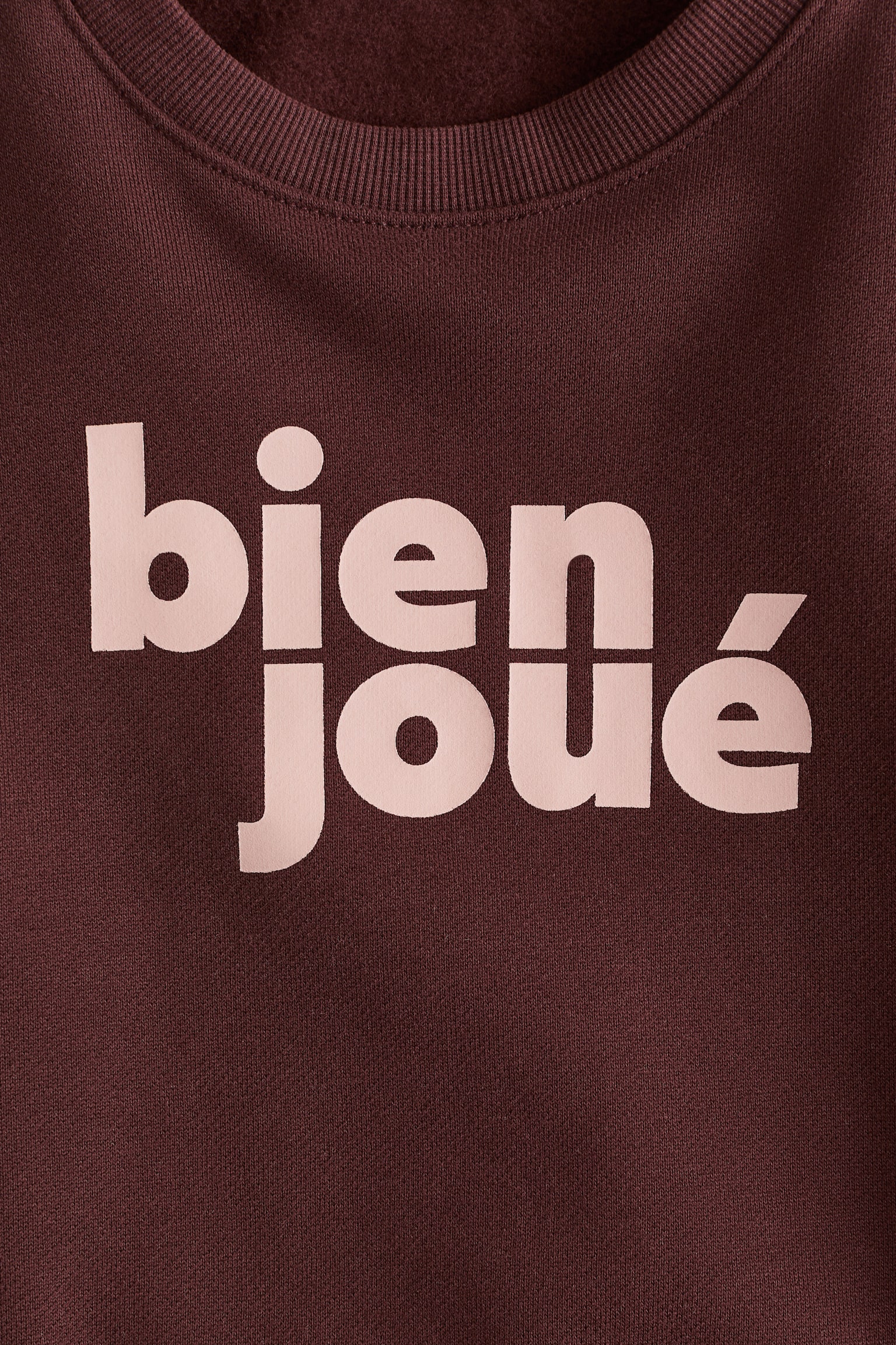 Sudadera estampada de algodón - Marrón oscuro/Bien joué - 2