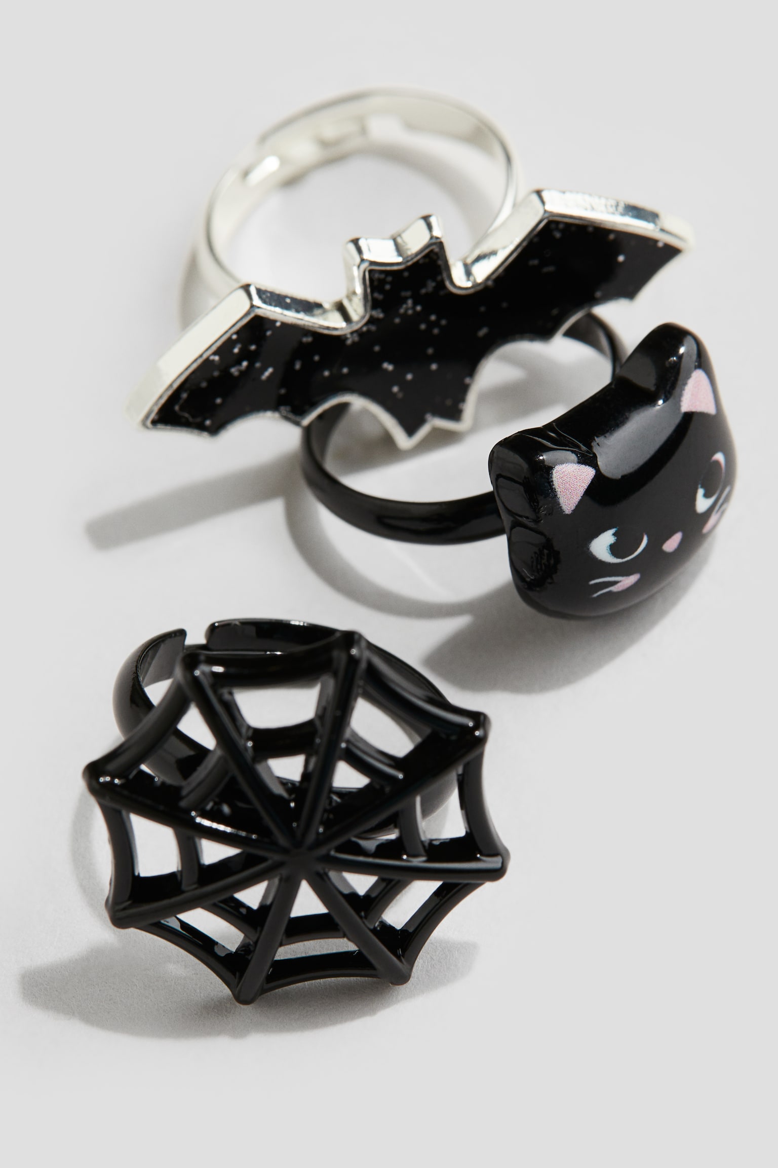 3-pack rings - Black/Halloween - 2