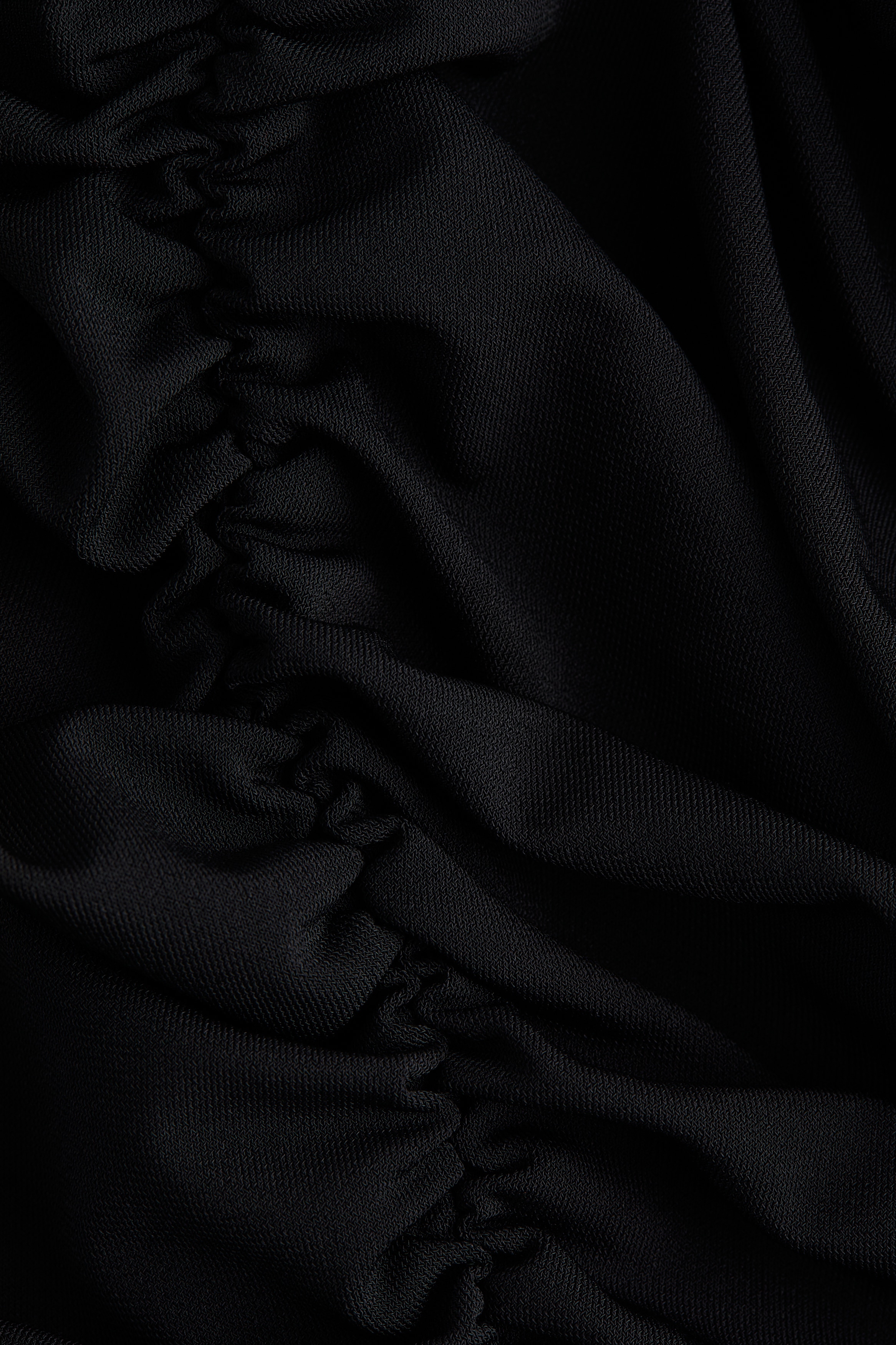 Draped jersey dress