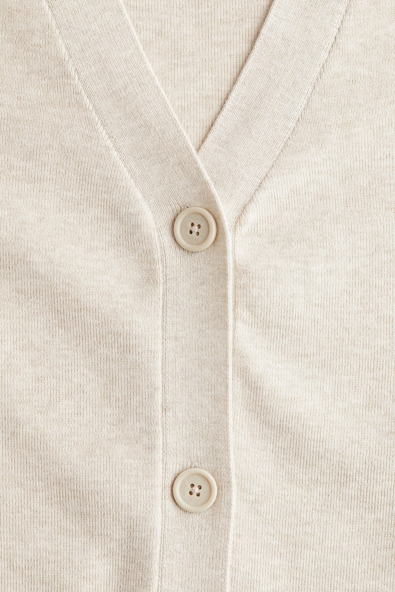 5010092 Beige Shimmer Midi Cardigan main image 1