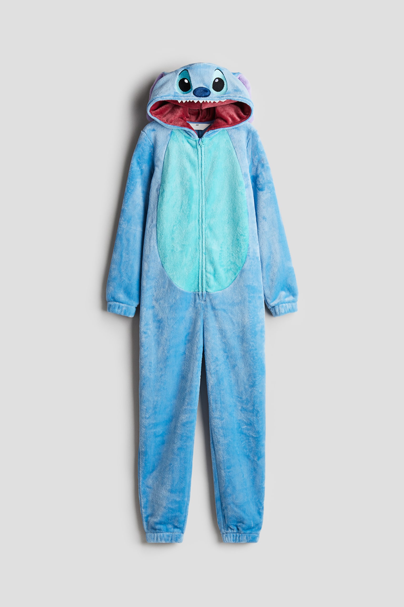 Ear-detail all-in-one suit - Light blue/Lilo & Stitch/Black/Kuromi - 1