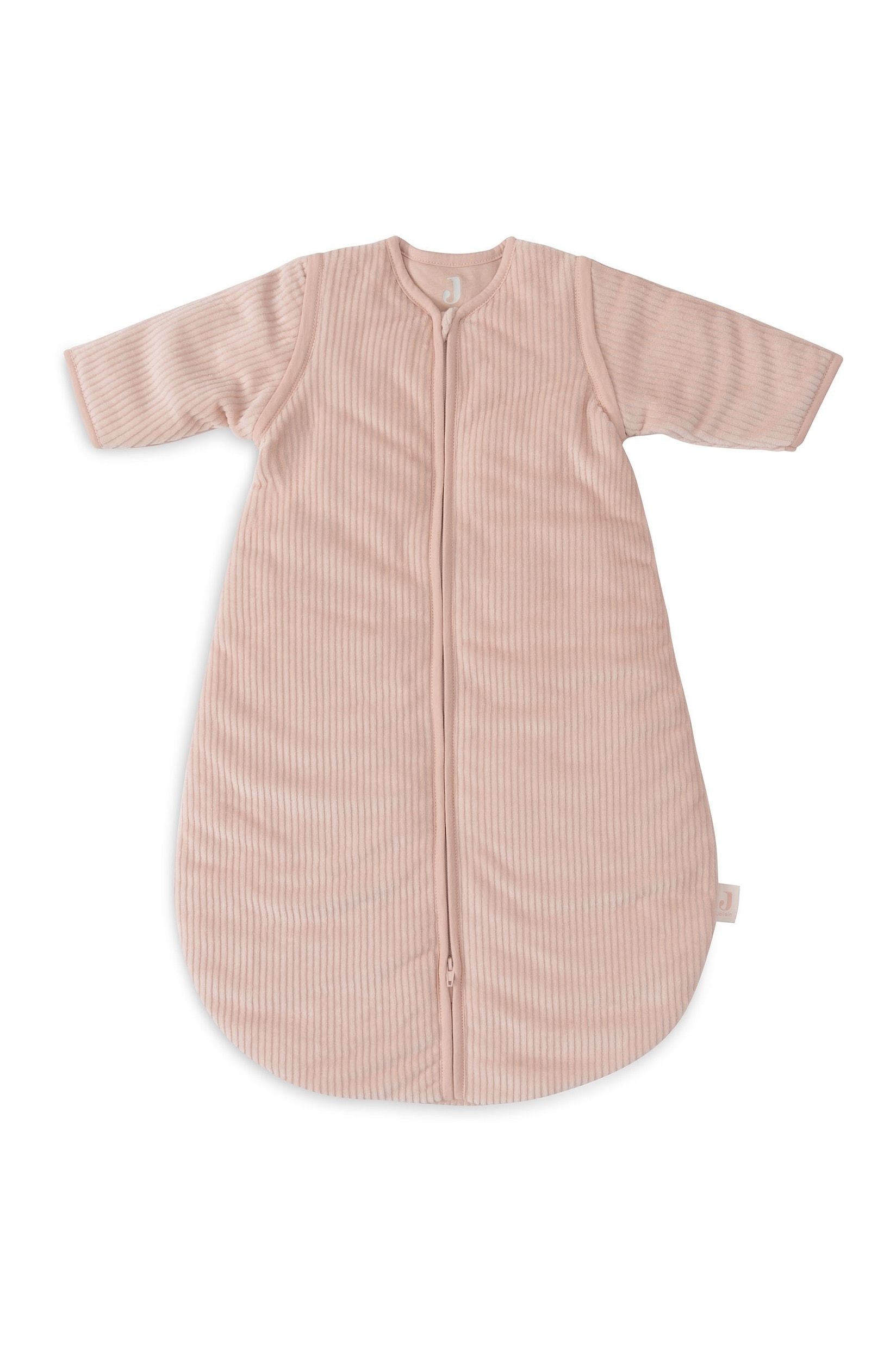 Sleeping Bag Removable Sleeves Round - Rib/wild Rose/Rib/ivory/Rib/sea Green