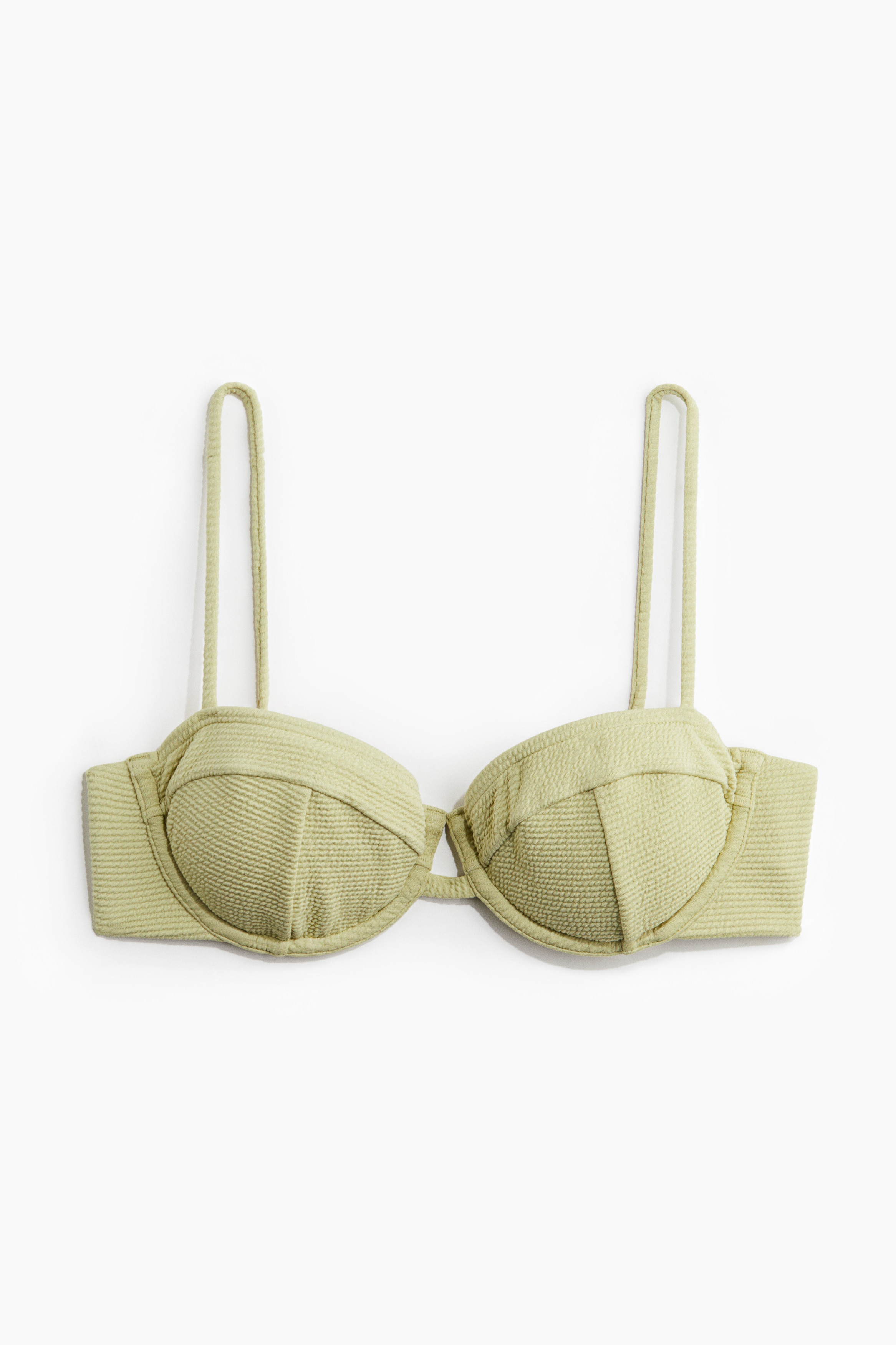 Bikini Top - Pistachio green/Turquoise/Pattern/White/Dark red pattern