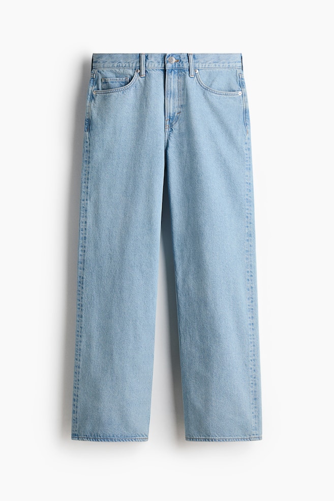 Relaxed Jeans - Helles Denimblau/Schwarz/Denimblau/Cremefarben/Dunkles Denimblau/Denimgrau/Dunkles Denimblau - 1