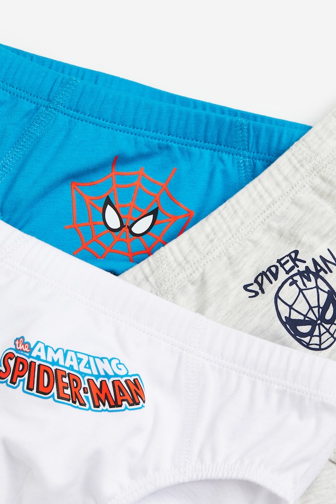 5-pack printed boys’ briefs - Bright red/Spider-Man/Light turquoise/Paw Patrol/Yellow/Snoopy/Yellow/Pokémon/dc/dc - 2