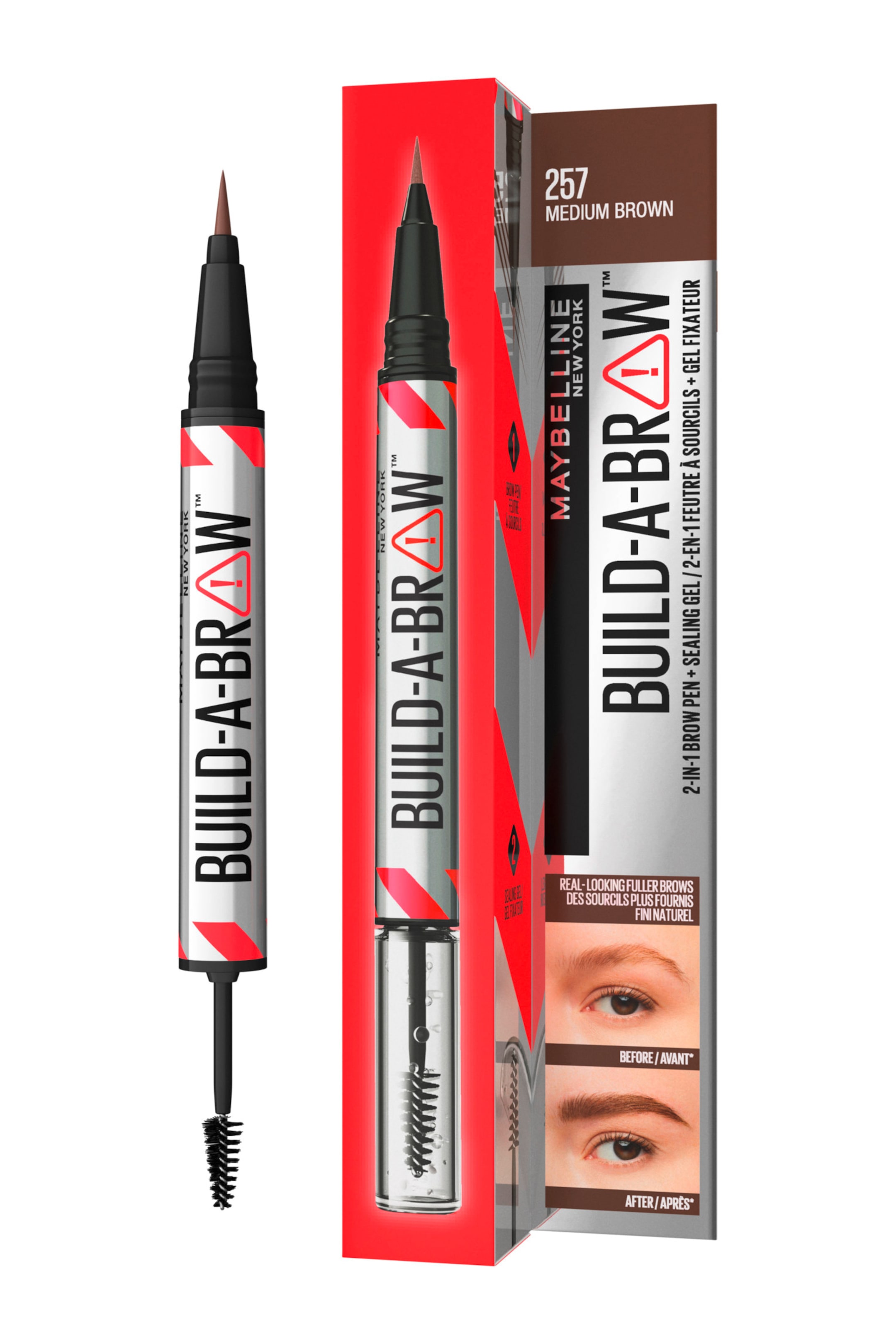 Build-a-brow Pen Ögonbrynspenna - 257 Medium Brown - Beauty all | H&M SE 3