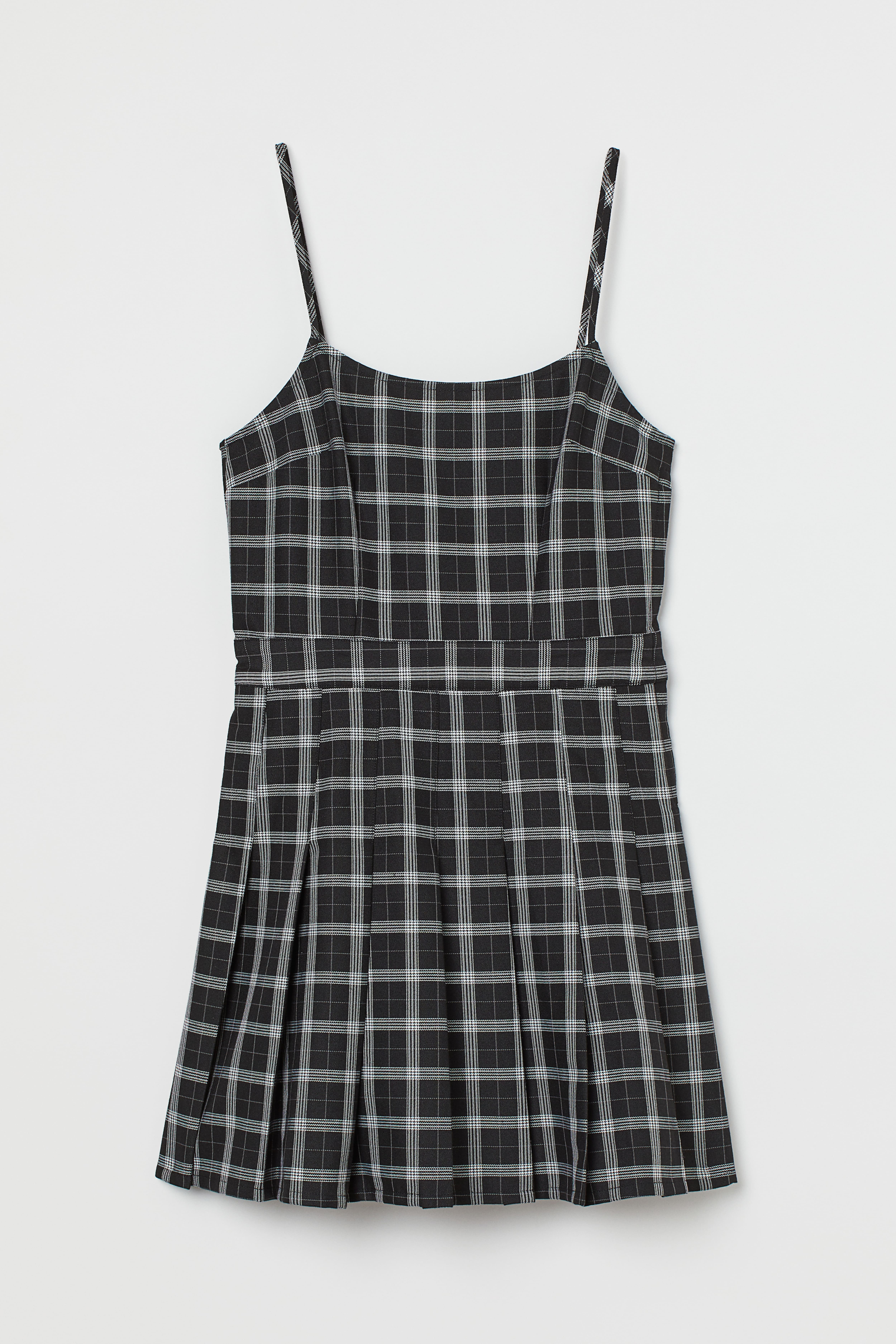 H&m plaid dress best sale