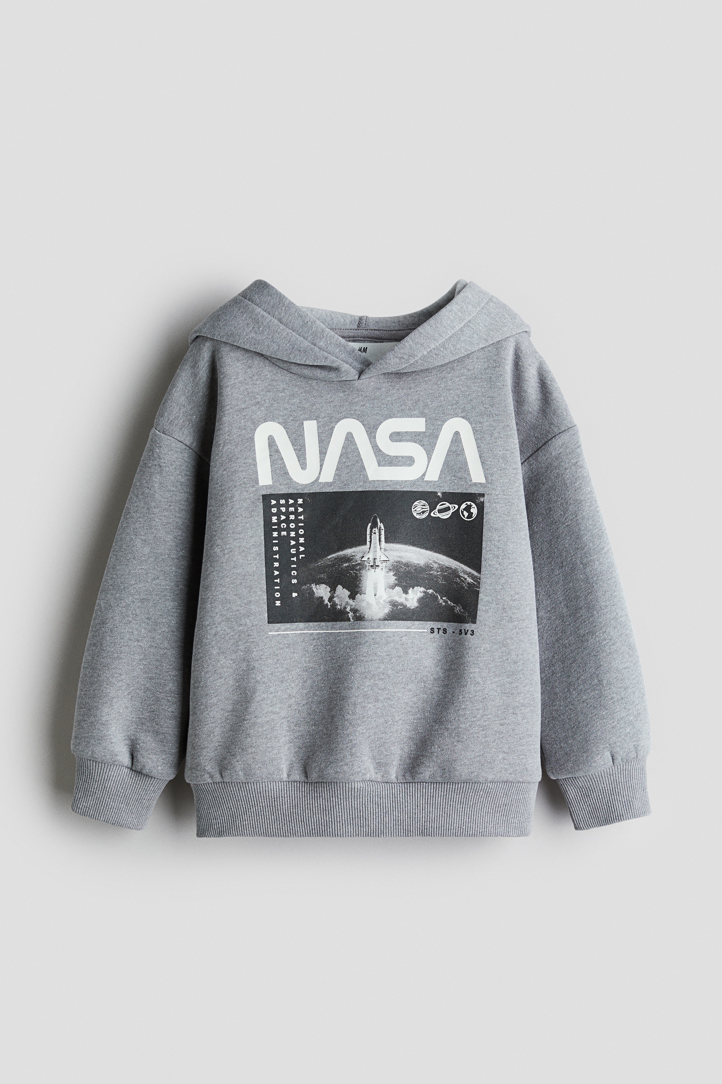 Printed hoodie - Harmaameleerattu/NASA/Sininen/03/Vaaleanharmaa/Net Nation/Laivastonsininen/28/Harmaameleerattu/New York