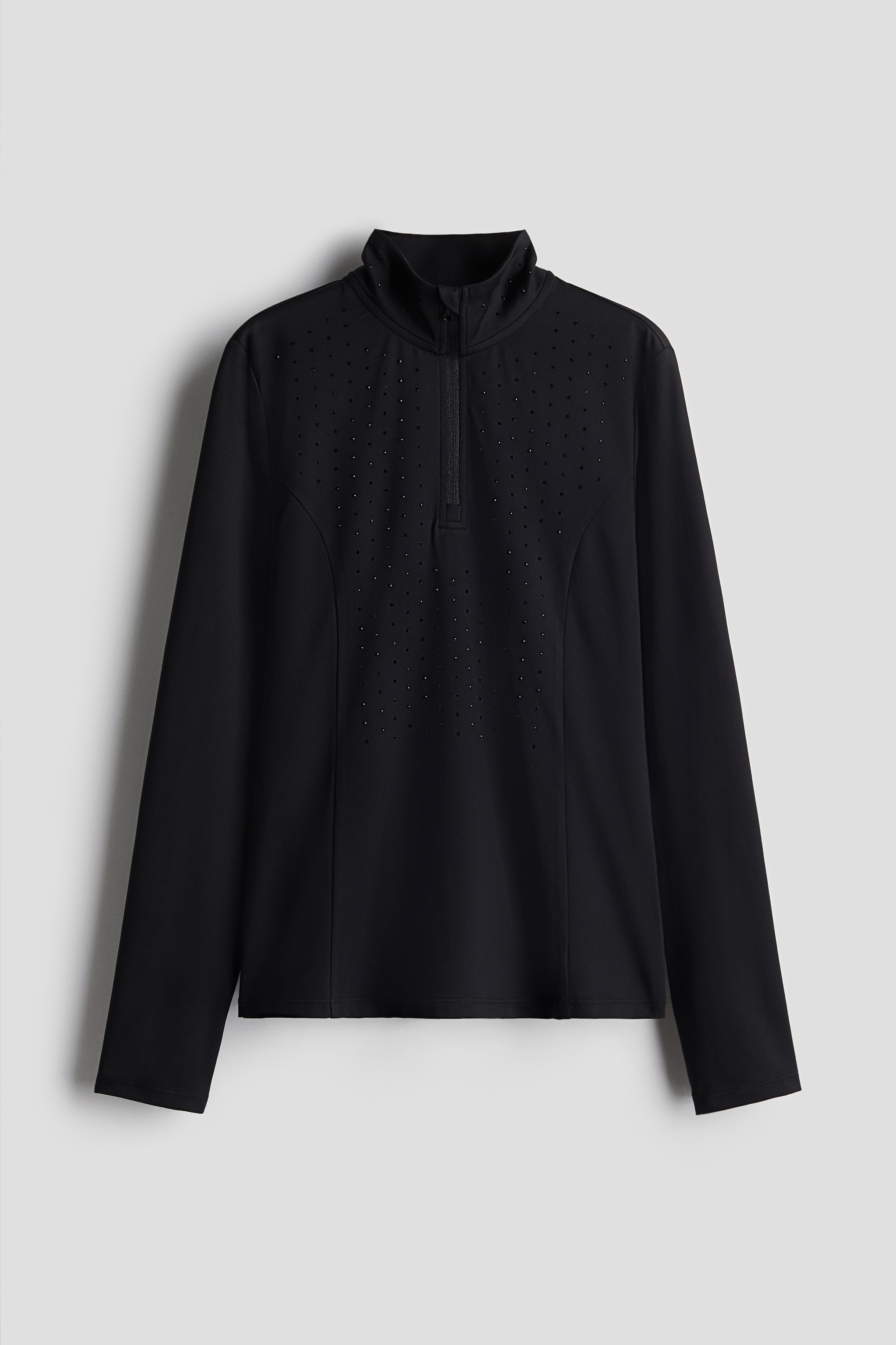 H&M Move - Dam - Svart Strassprydd träningstopp - Size: XXL