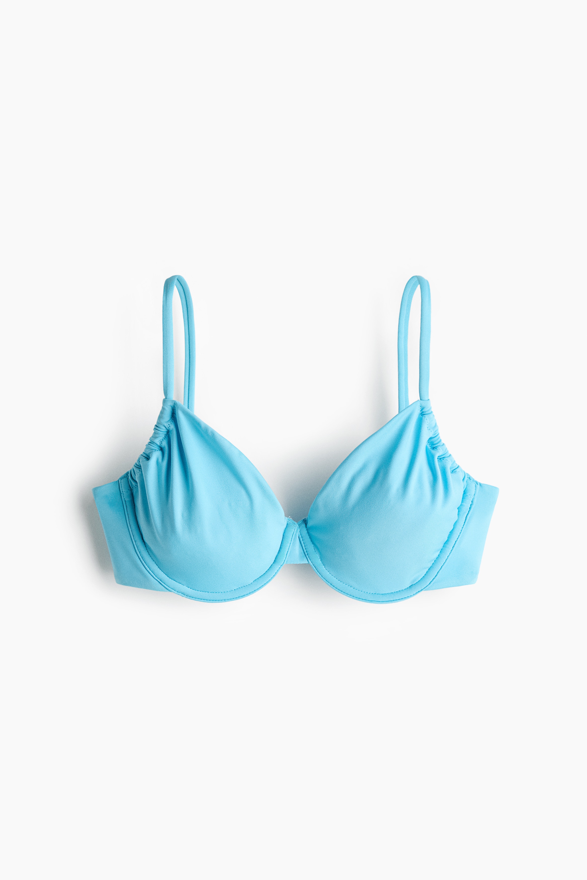 Bikini Top - Turquoise/Dark pink