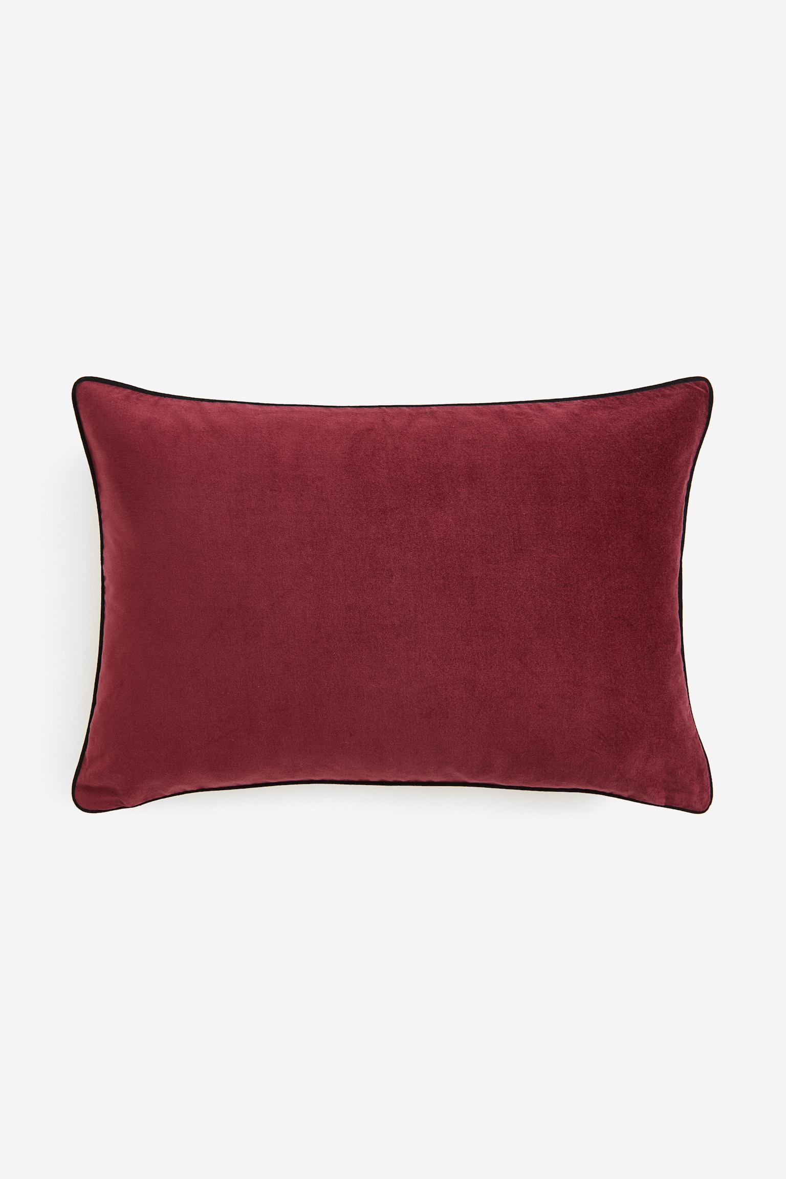 Velvet cushion cover - Dark red - 1