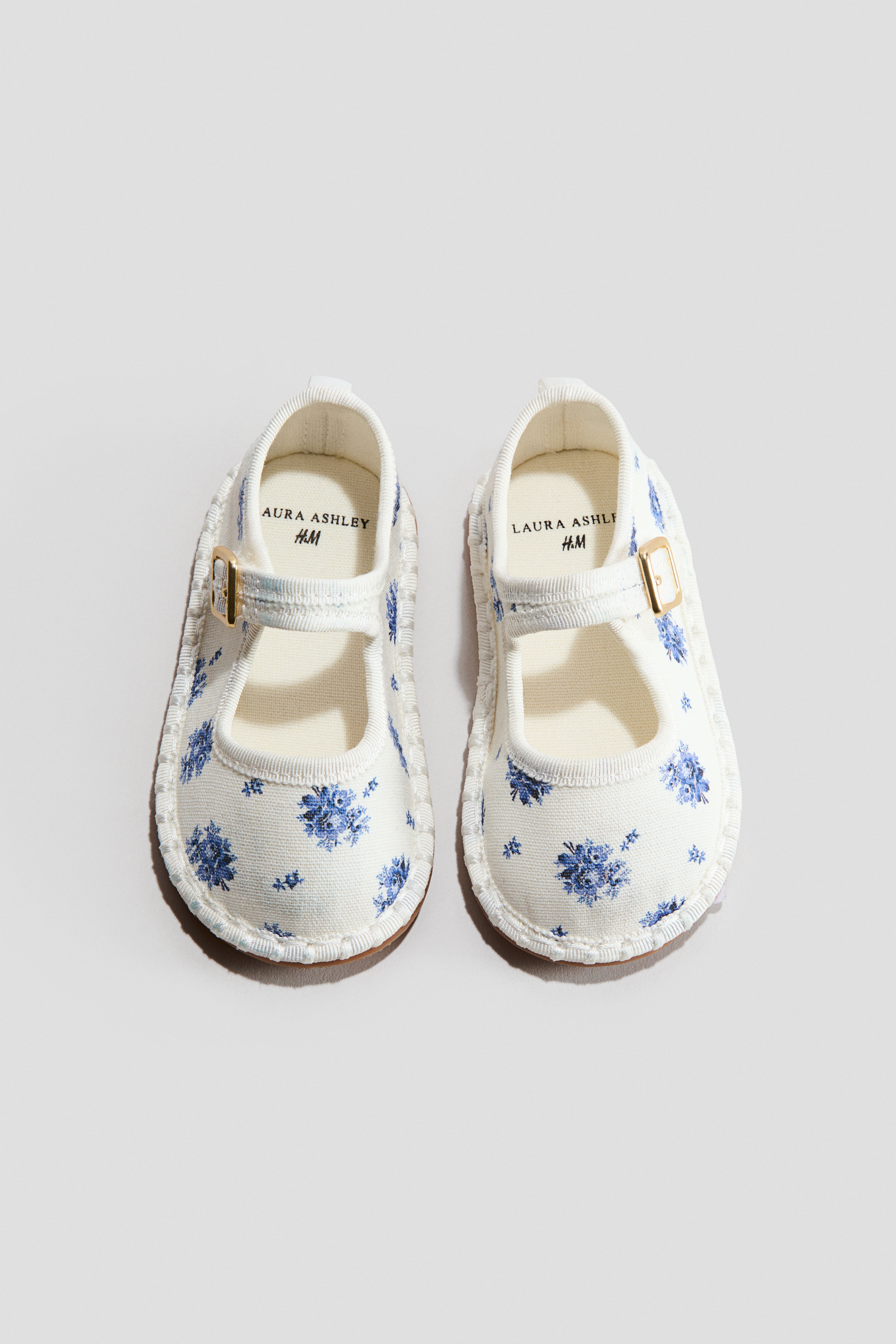 Ballerines en toile avec imprimé fleuri