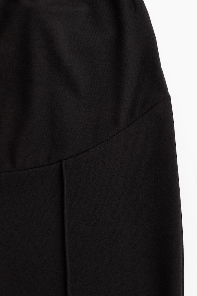 MAMA Pantaloni con piega davanti-Nero - 4