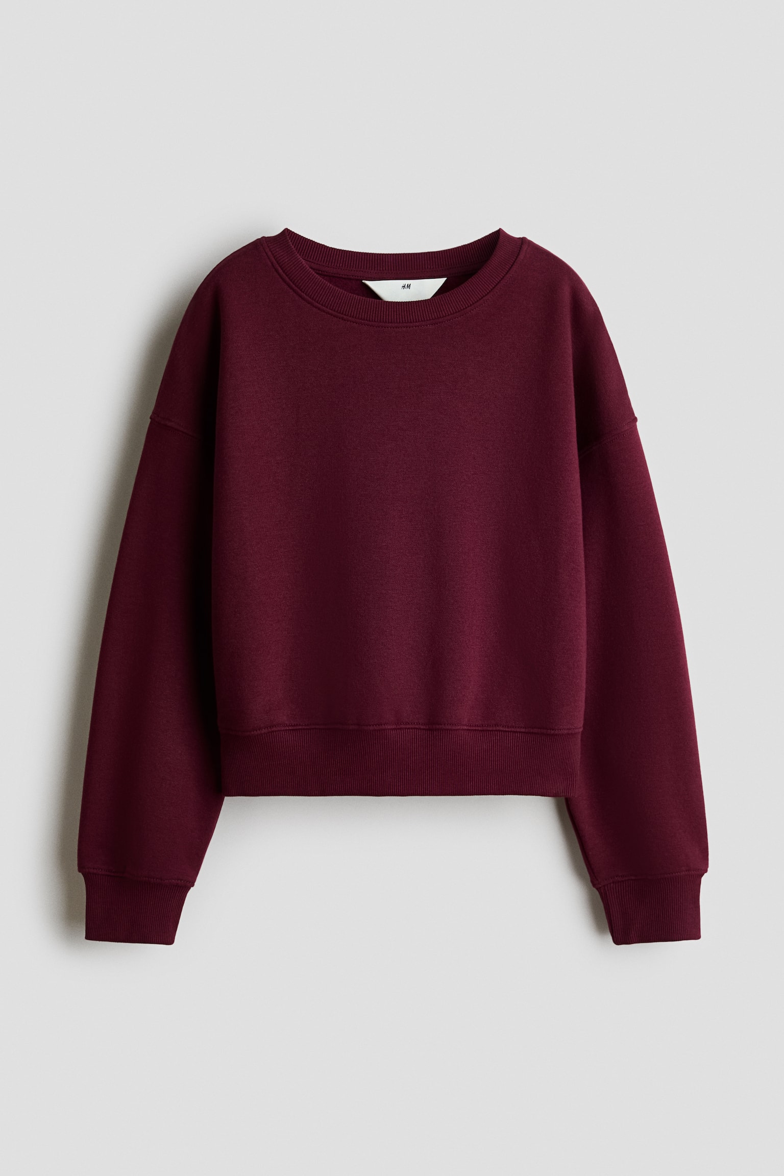 Sweat à l'intérieur brossé - Rouge foncé/Noir/Gris clair chiné/Rose ancien