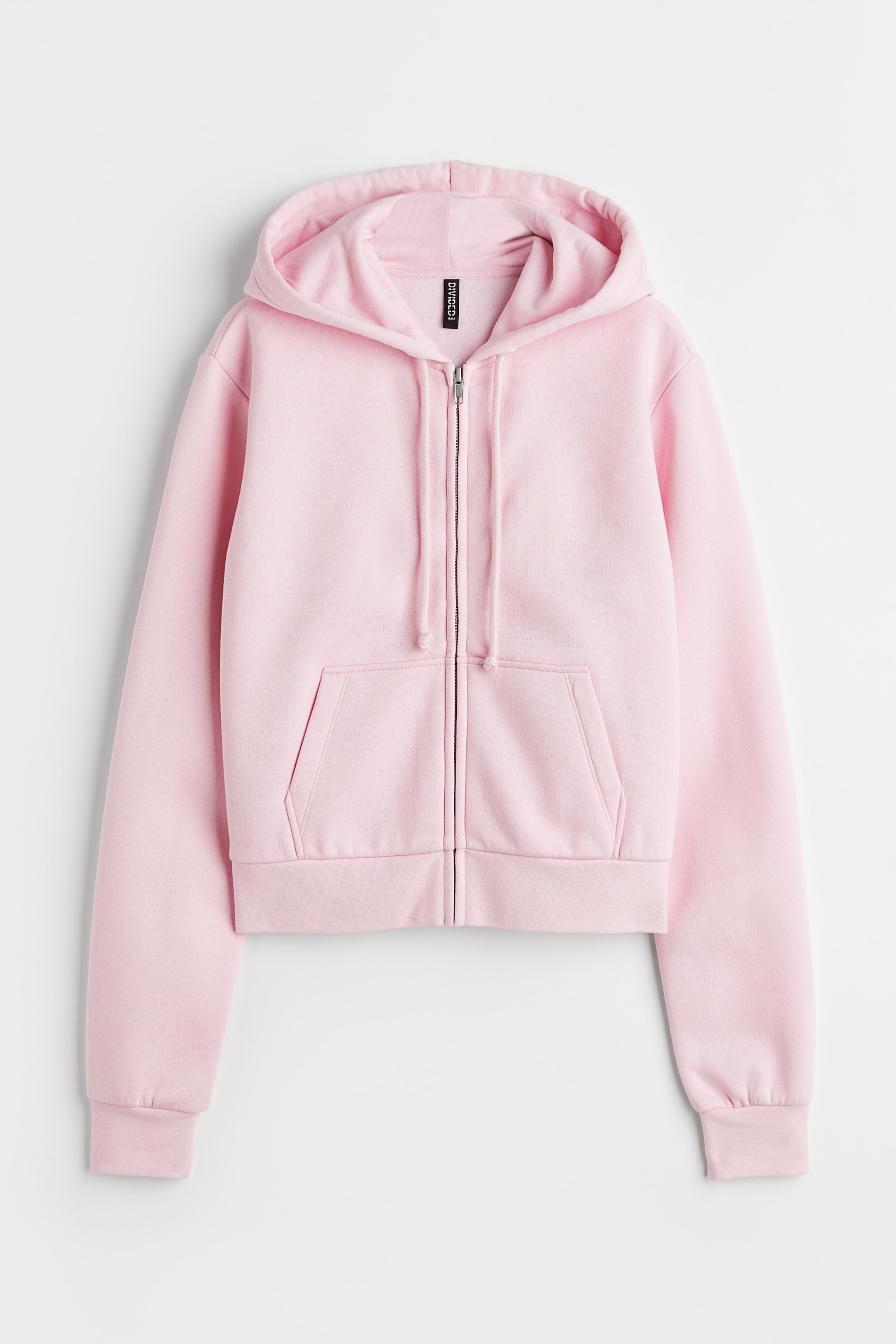 Pink Crop Zip Hoodie Pretty Little Thing Pink Crop Zip Hoodie