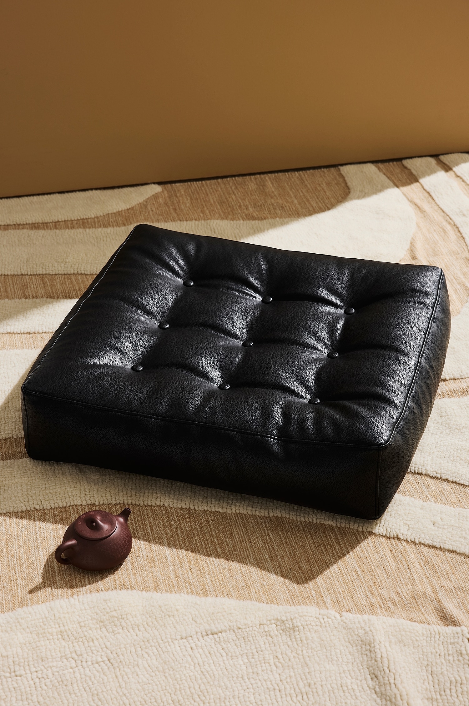 Luca Cojín De Suelo - Negro