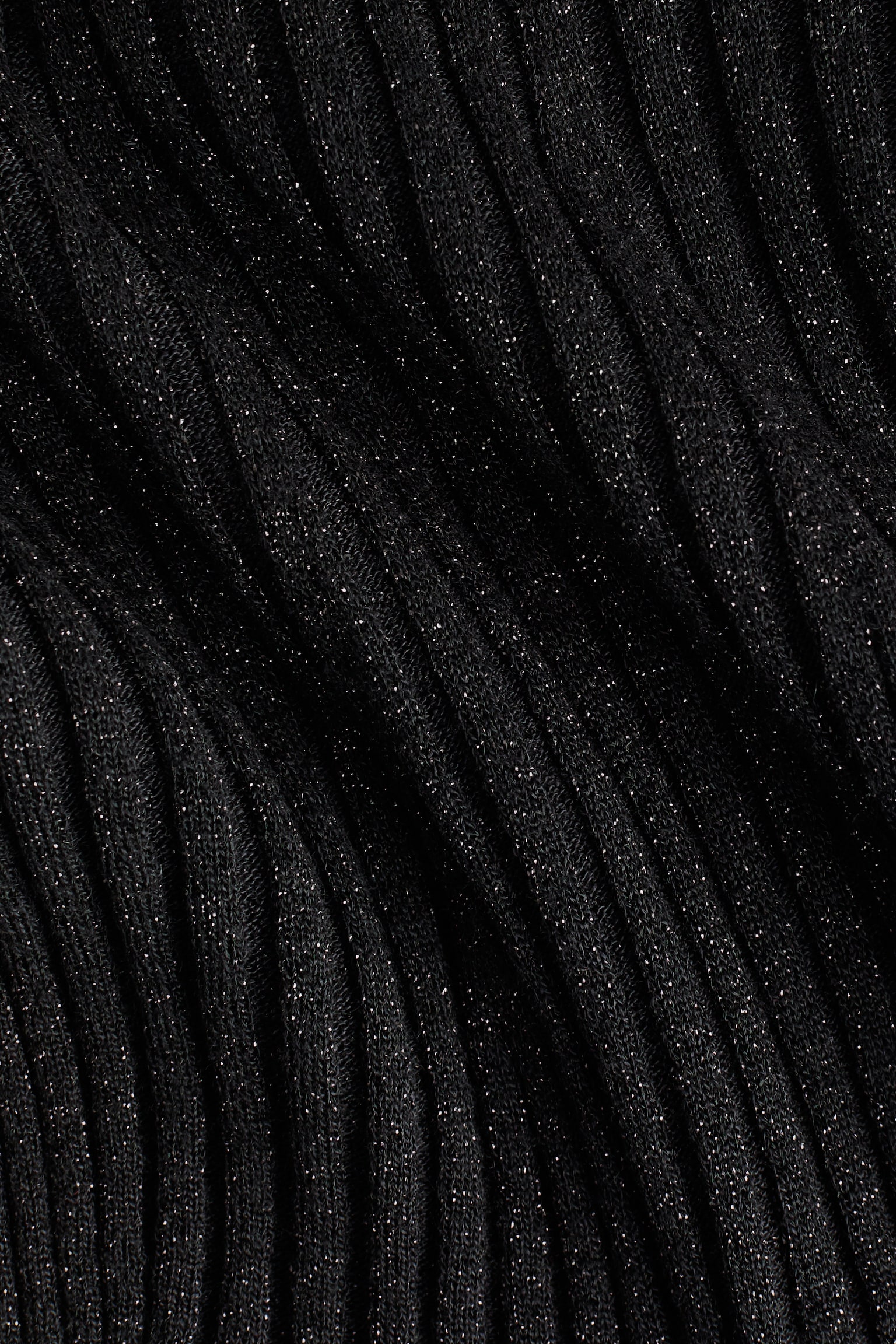 Csillámló magas nyakú felső - Black/Rózsaszín/Sötétbarna - 2