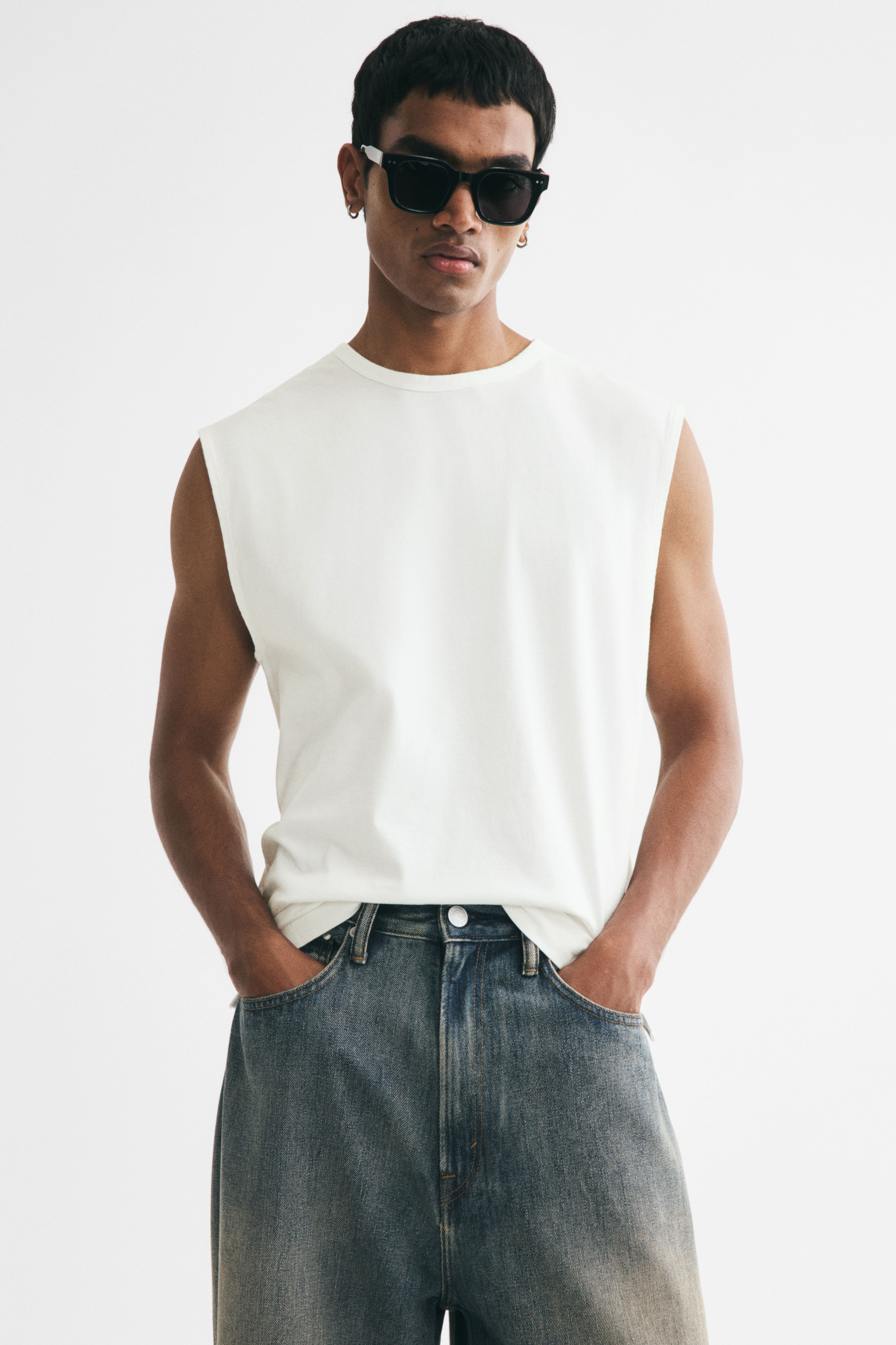 Débardeur classique en coton