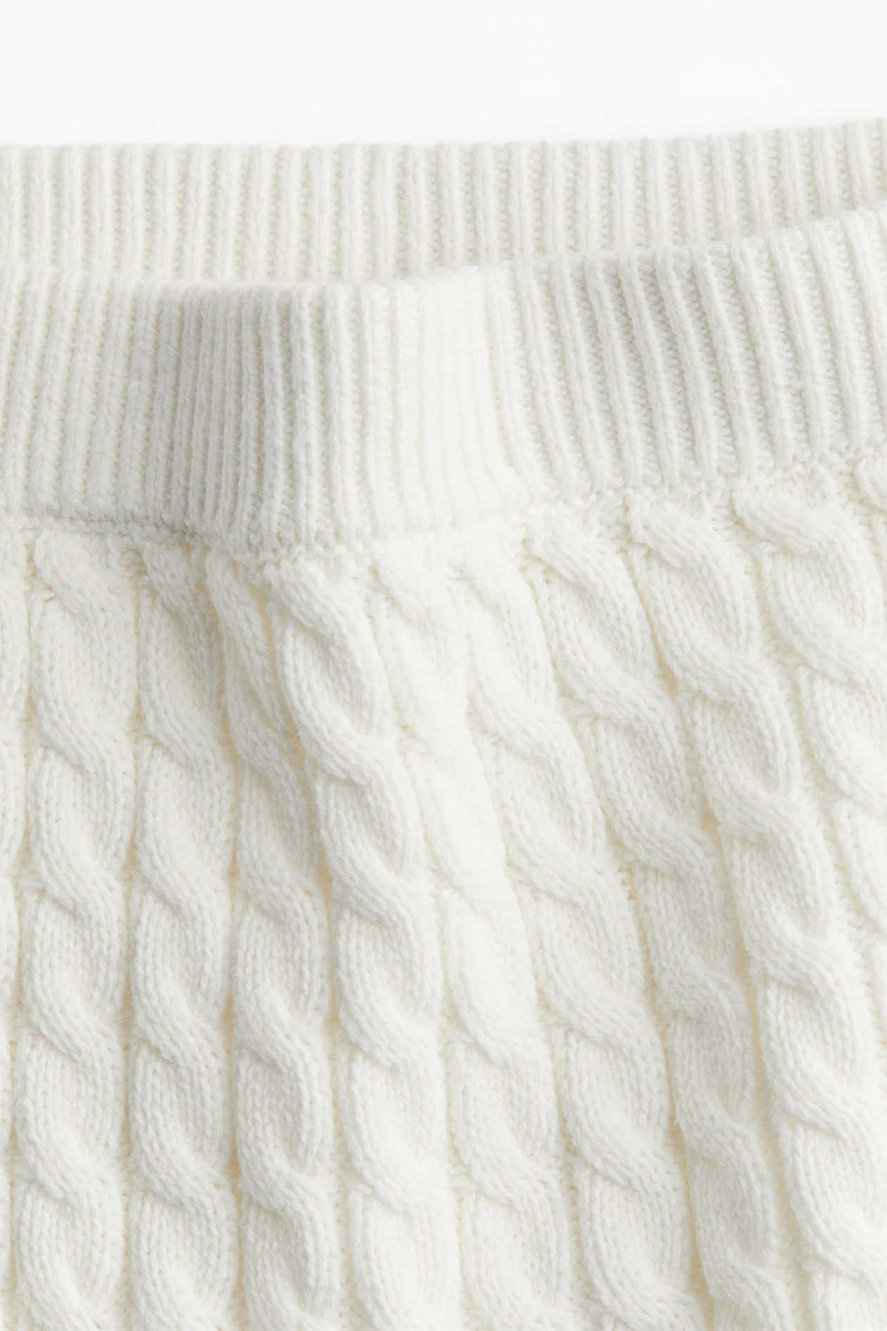 Cable-knit Mini Shorts - image 2