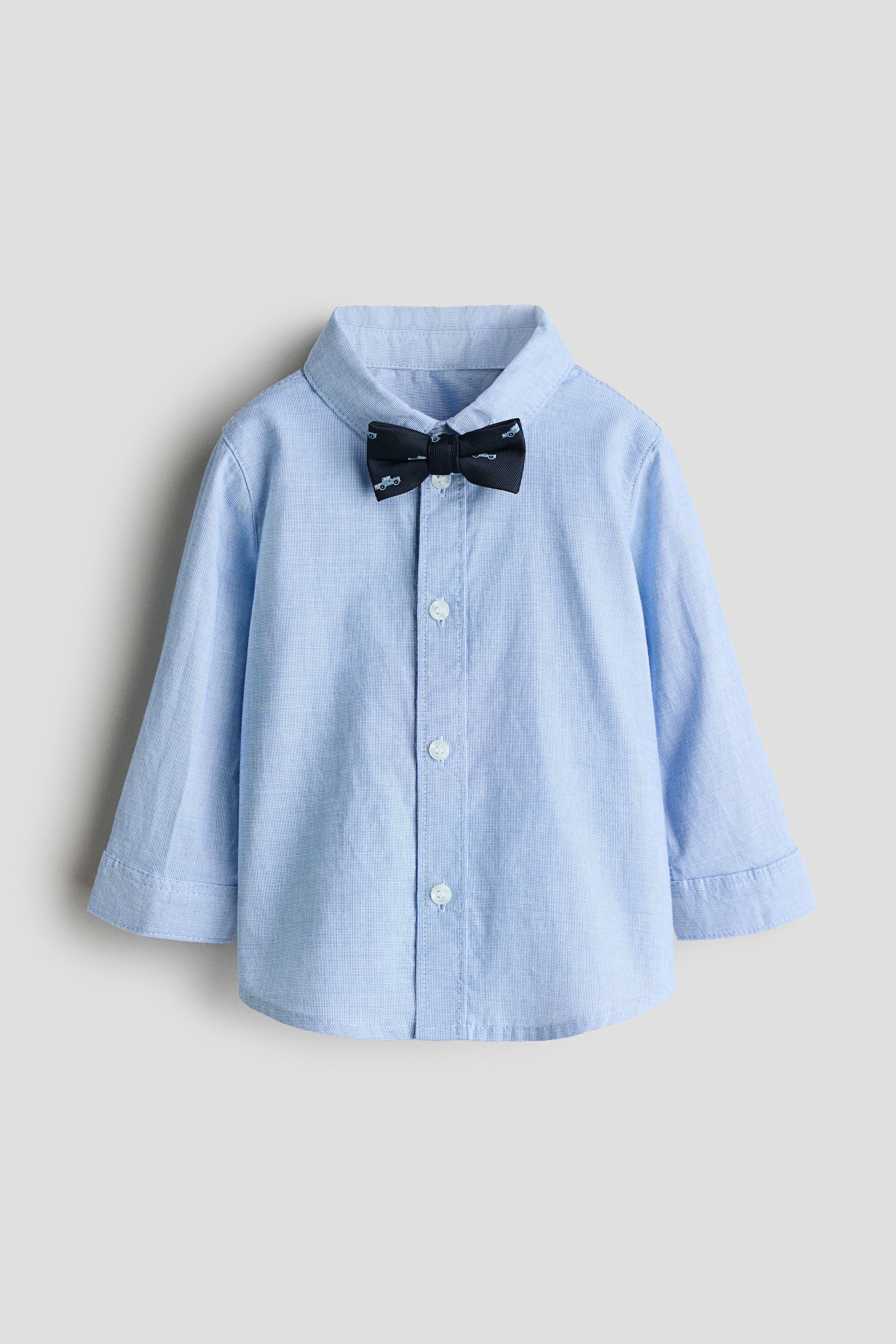 2-Piece Shirt and Bow-Tie Set