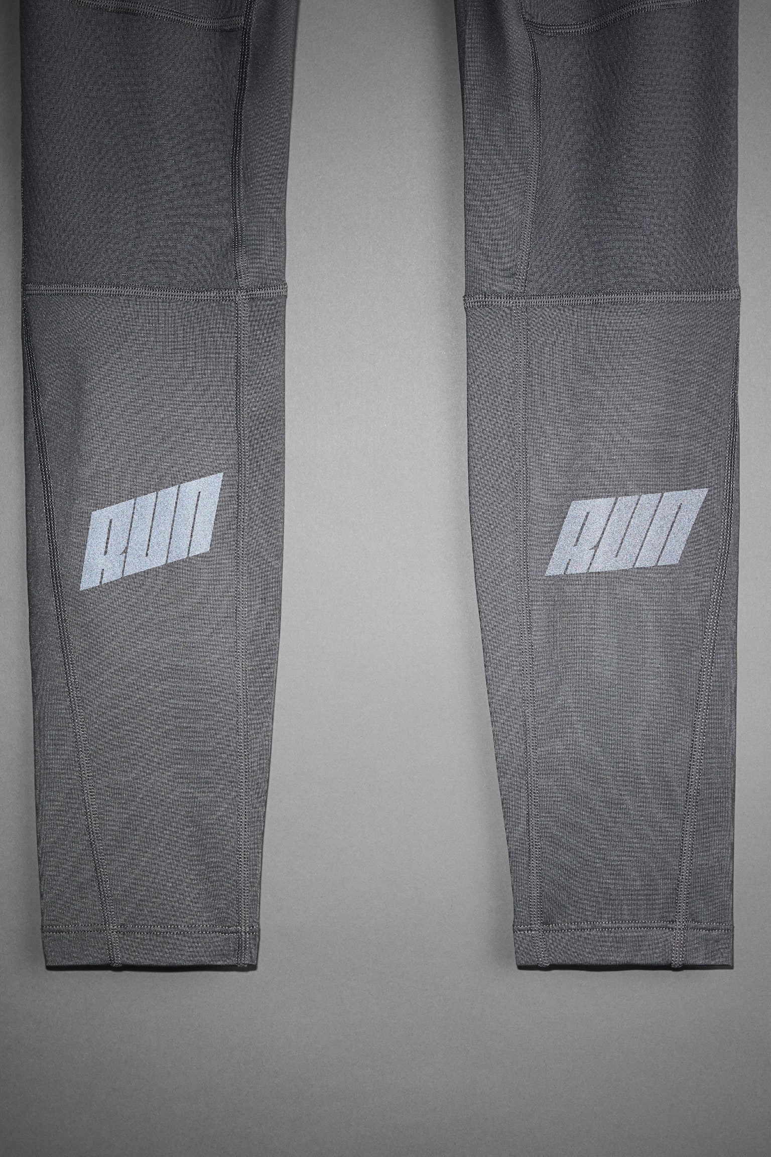 Warm Running Tights - Dark grey/Light grey/Black - 2