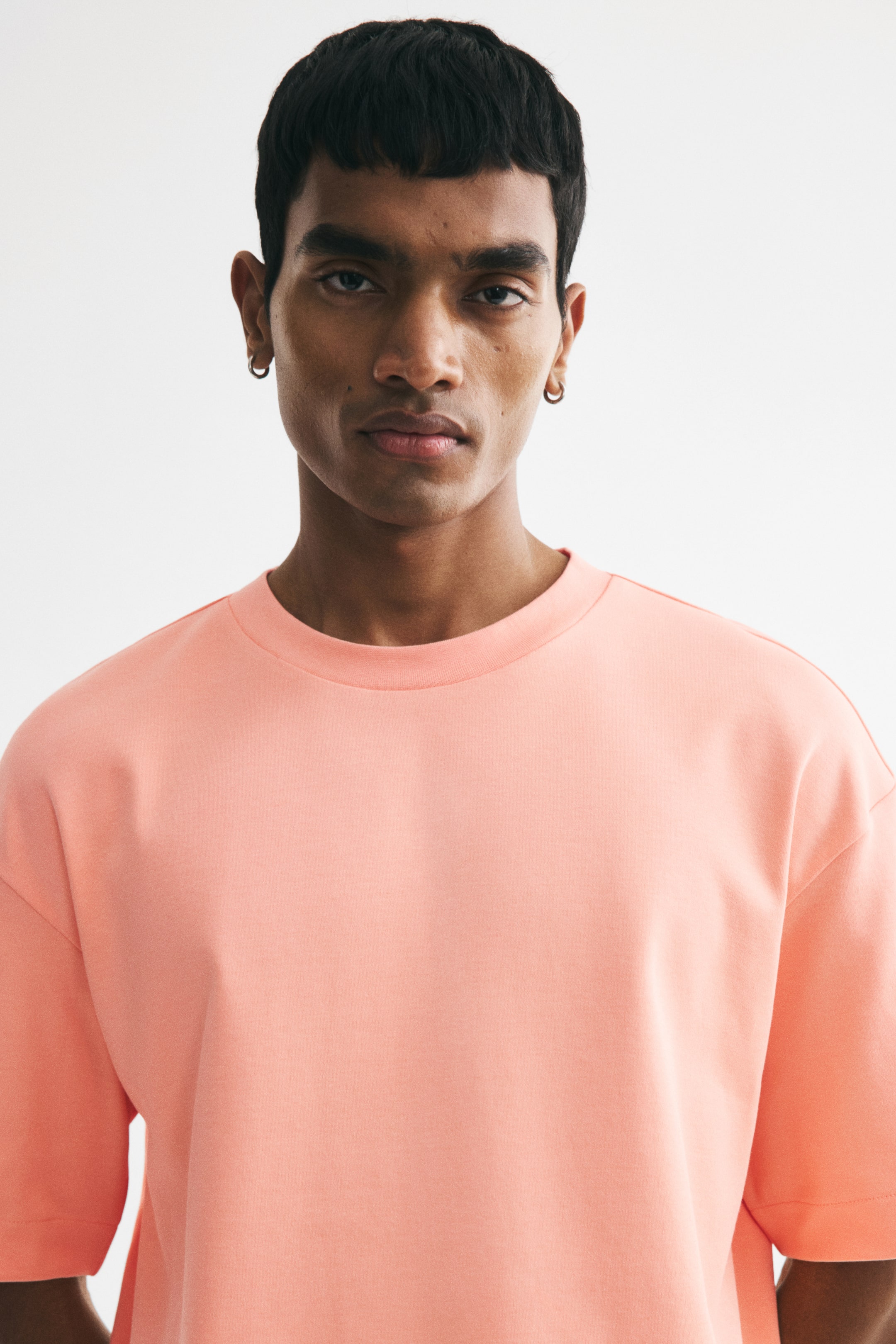 Loose-Fit Interlock T-Shirt