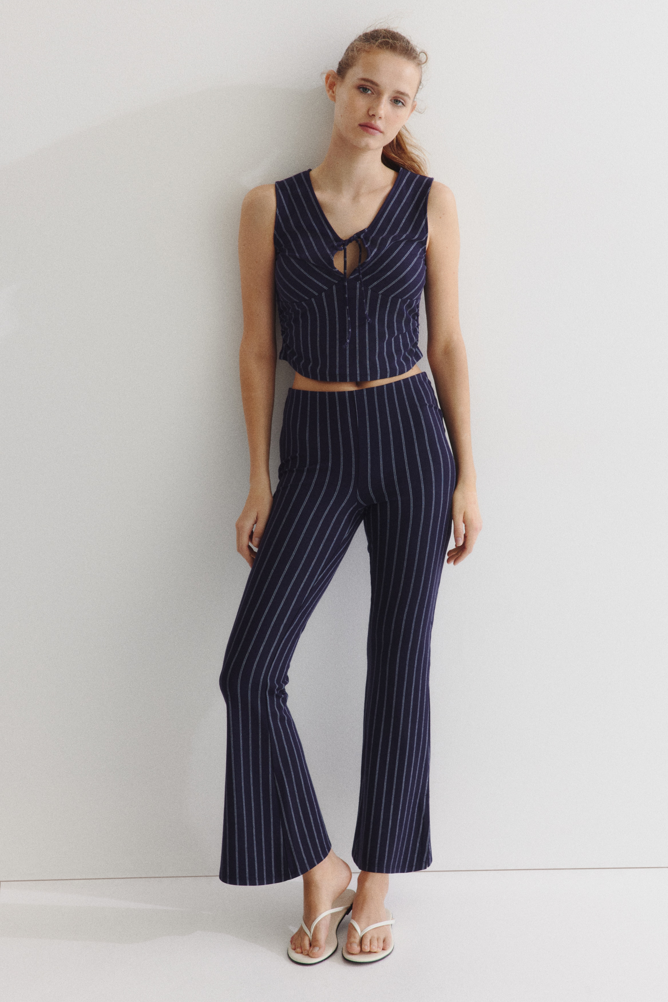 Draped vest top