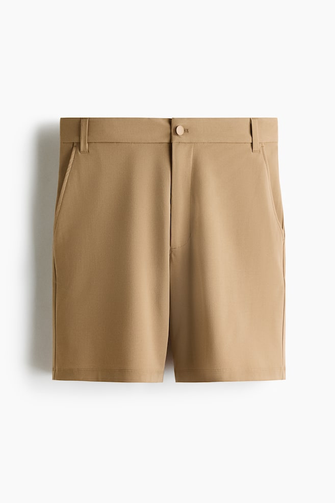 Four-Way Stretch Loose-Fit Chino Shorts - Beige/Black/Navy blue - 1