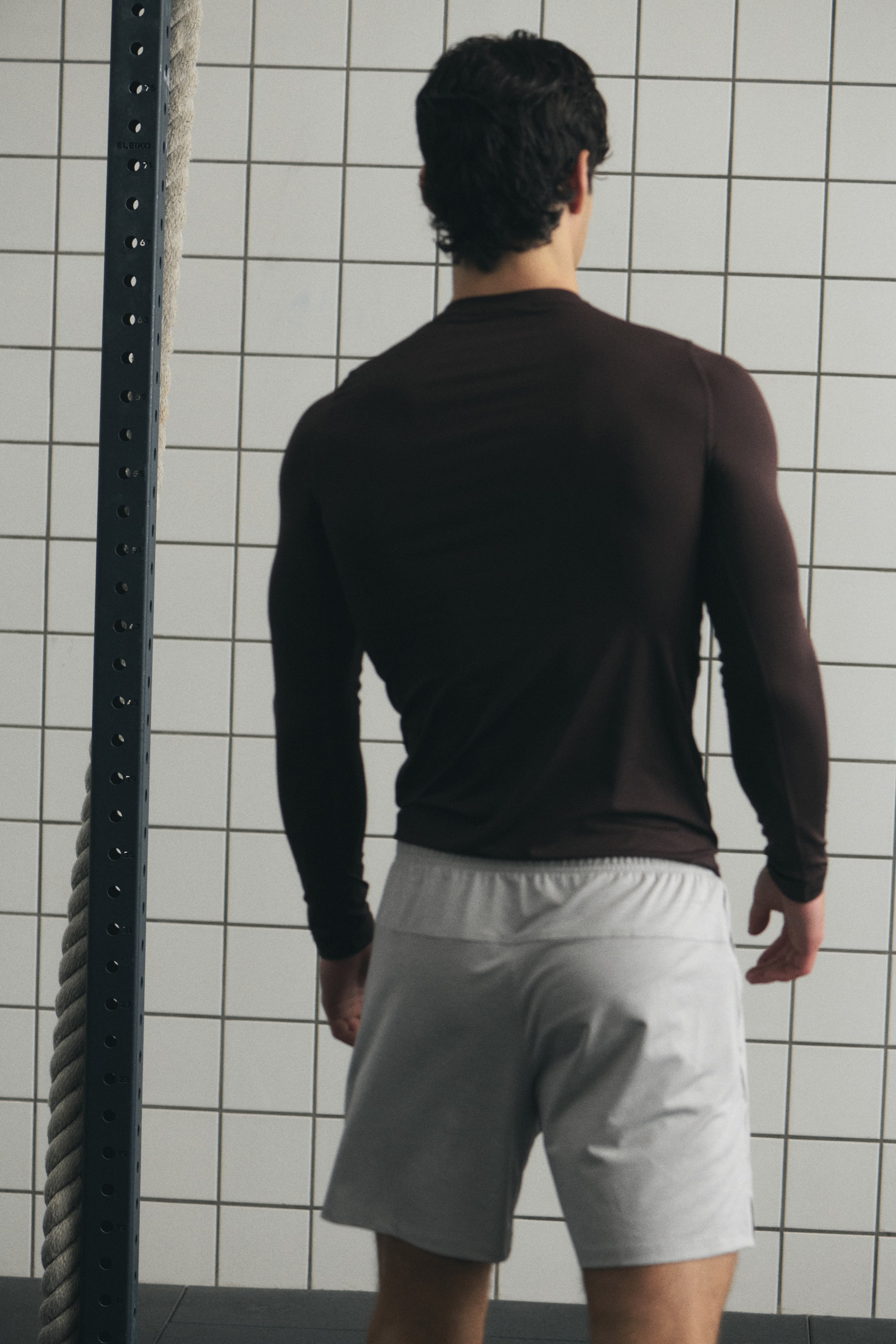 이미지 확대 보기: 스포츠 쇼츠 DryMove™ - 라이트 그레이 멜란지 - Men | H&M KR 6