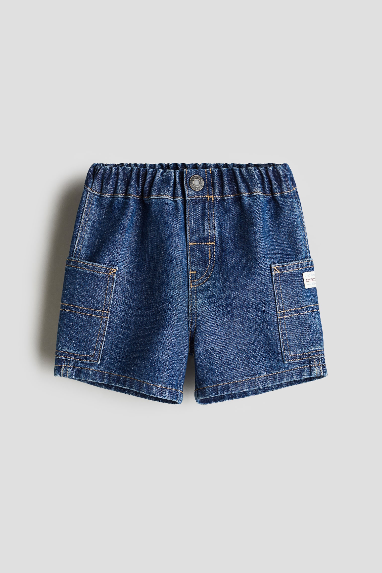 Denim shorts - Denim blue - 1